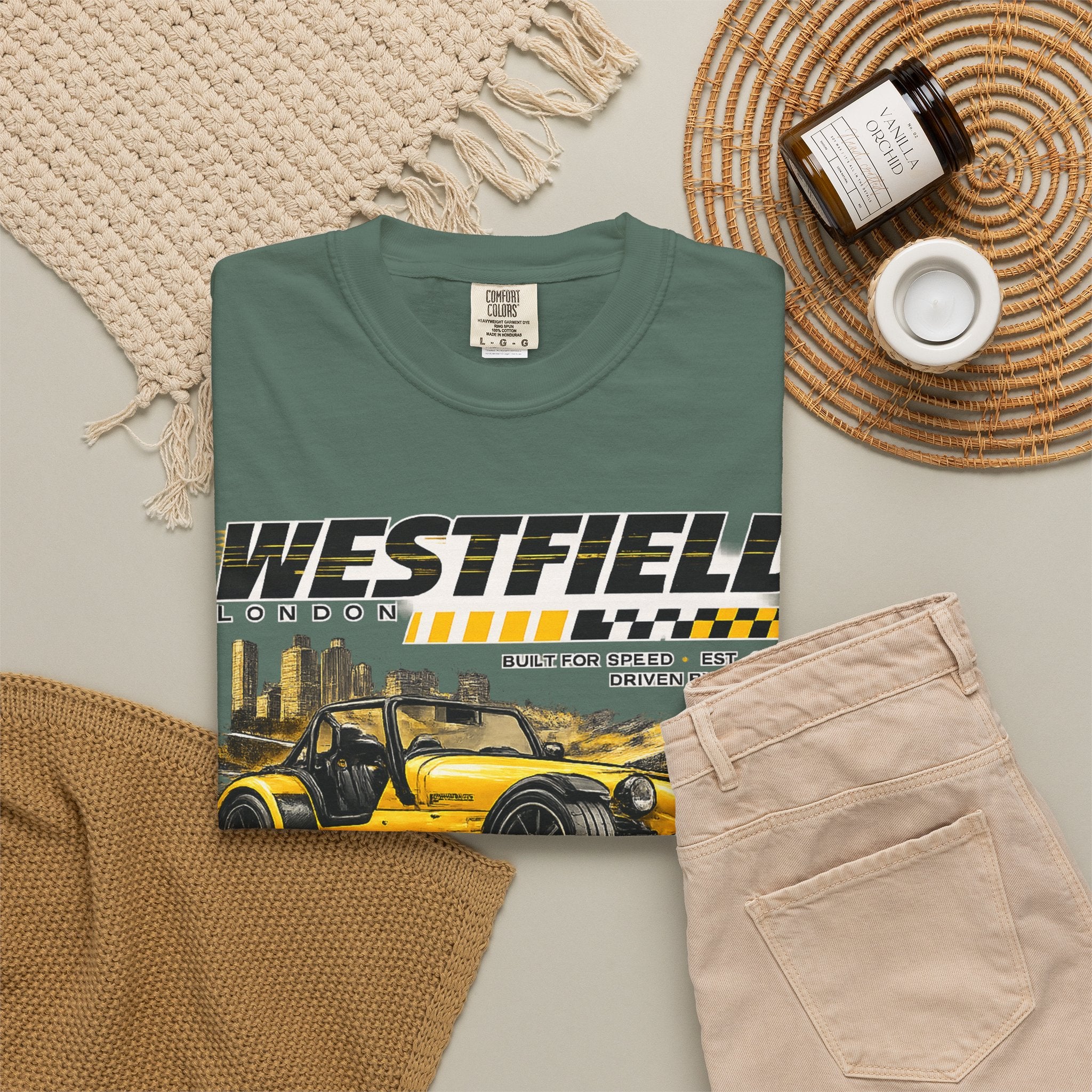 Westfield Sports Car Tee — Vintage Racing Graphic T-Shirt