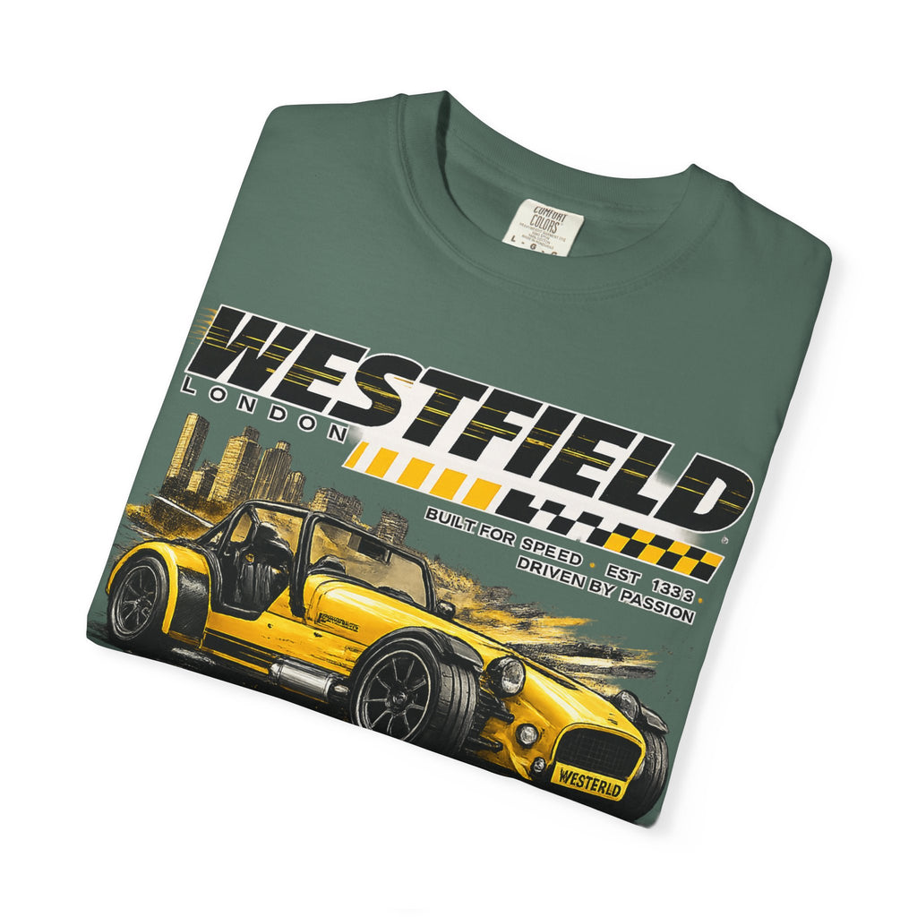 Westfield Sports Car Tee — Vintage Racing Graphic T-Shirt