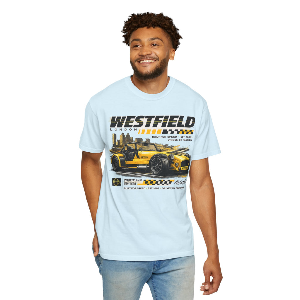 Westfield Sports Car Tee — Vintage Racing Graphic T-Shirt