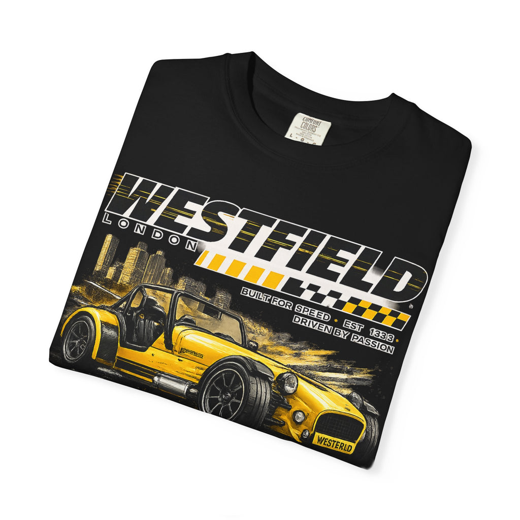 Westfield Sports Car Tee — Vintage Racing Graphic T-Shirt