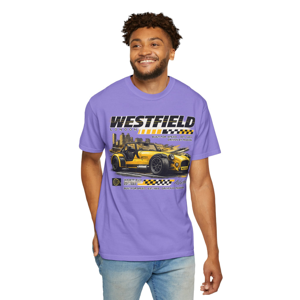 Westfield Sports Car Tee — Vintage Racing Graphic T-Shirt
