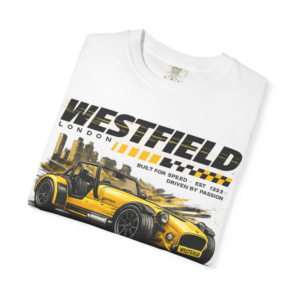 Westfield Sports Car Tee — Vintage Racing Graphic T-Shirt