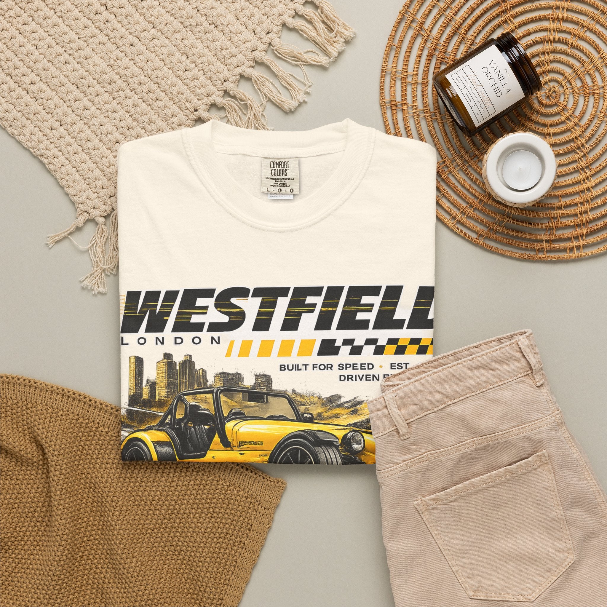 Westfield Sports Car Tee — Vintage Racing Graphic T-Shirt