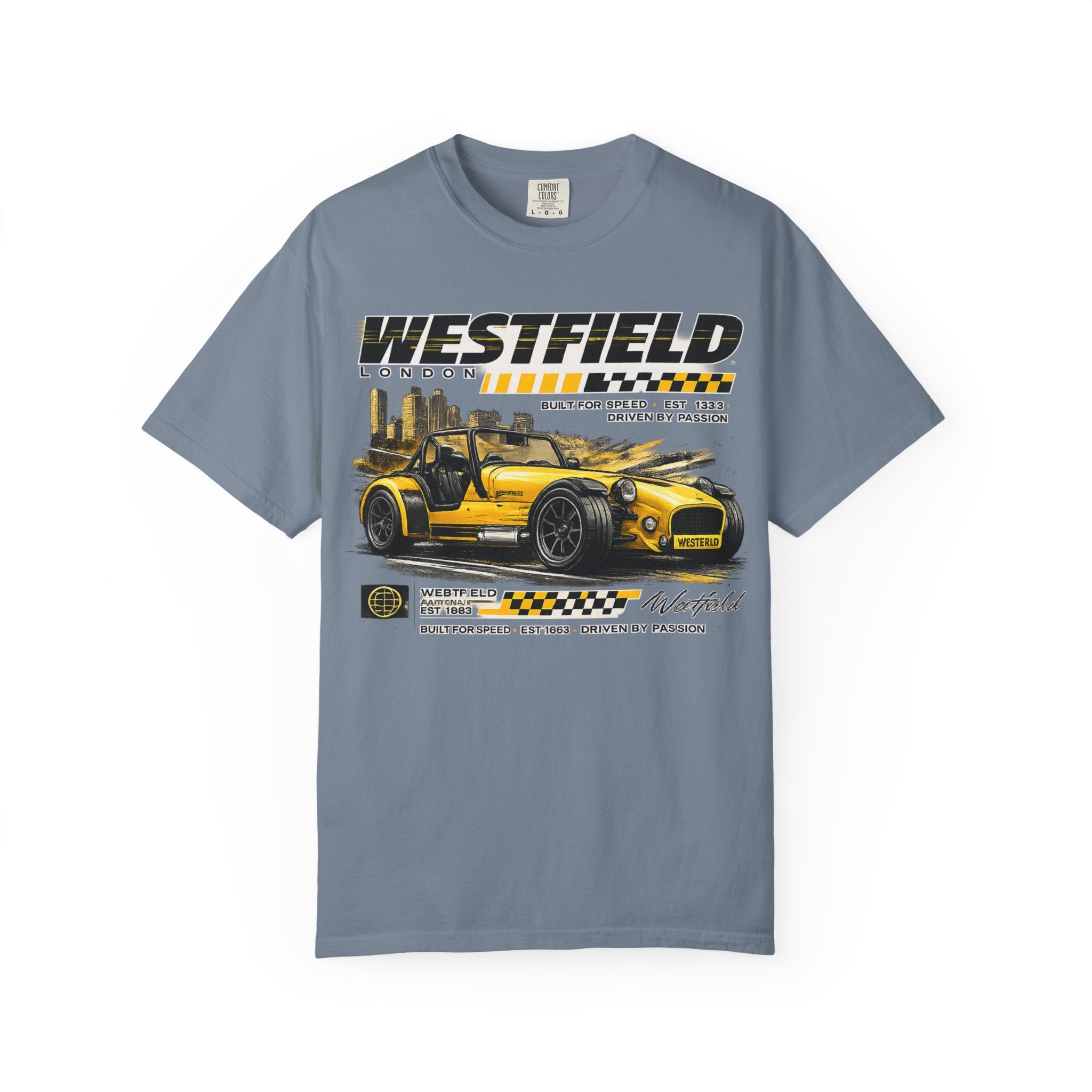 Westfield Sports Car Tee — Vintage Racing Graphic T-Shirt