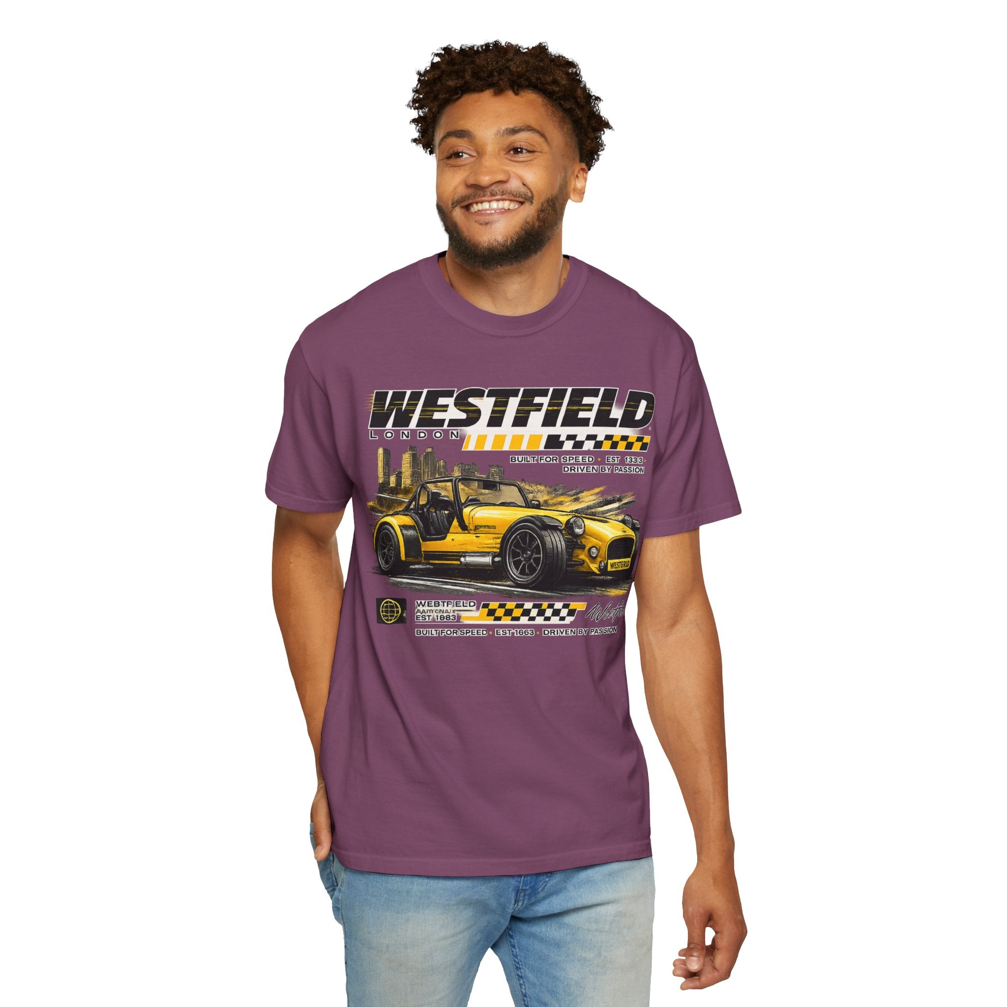 Westfield Sports Car Tee — Vintage Racing Graphic T-Shirt