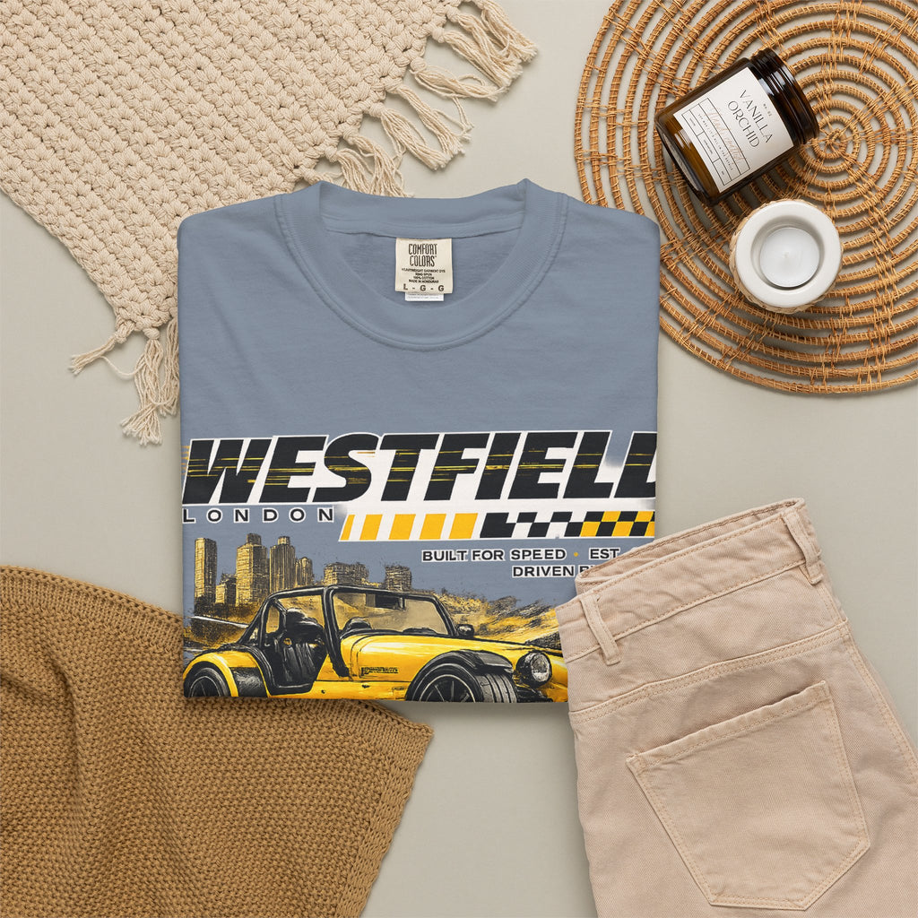 Westfield Sports Car Tee — Vintage Racing Graphic T-Shirt
