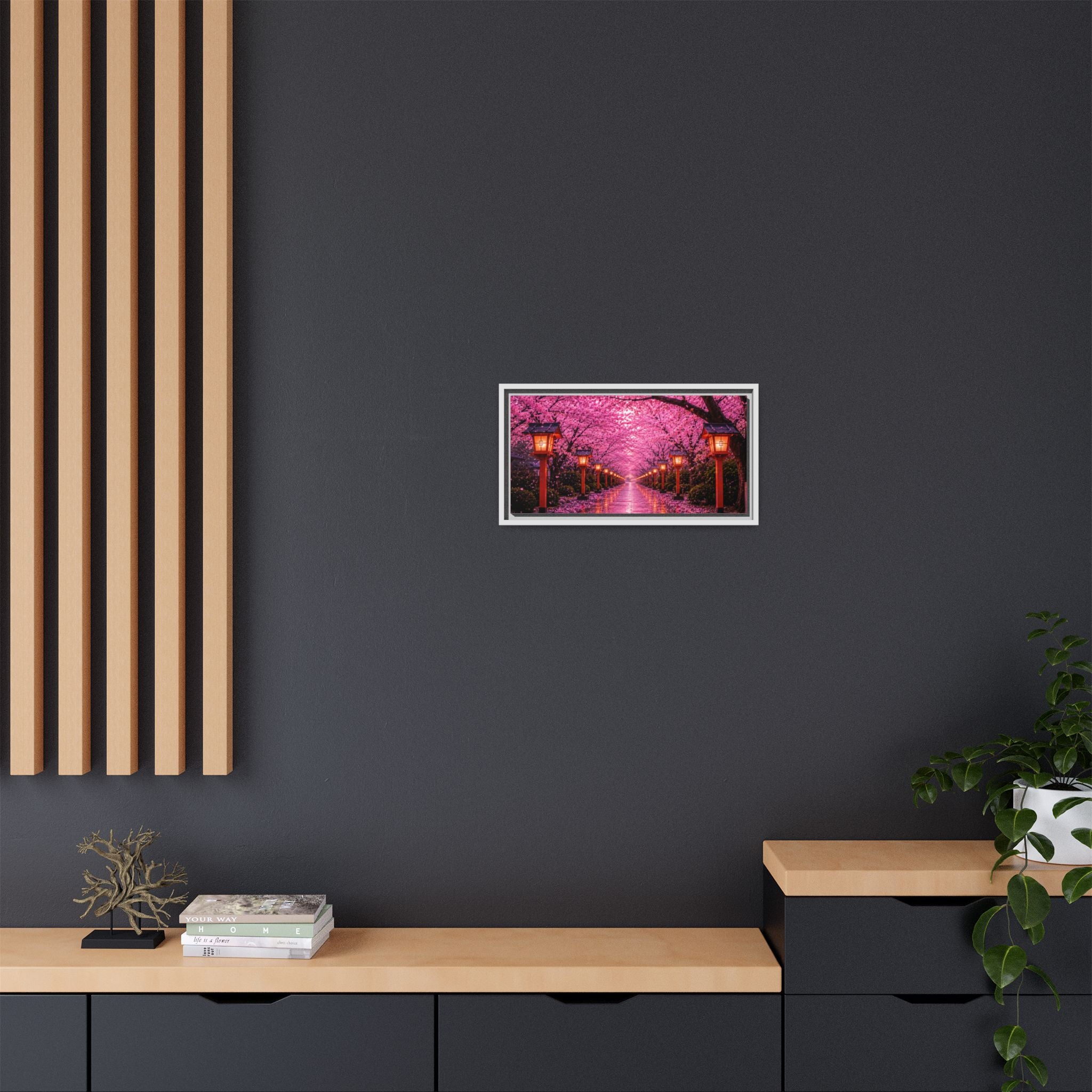 Sakura Lantern Path — Cherry Blossom Evening Collection