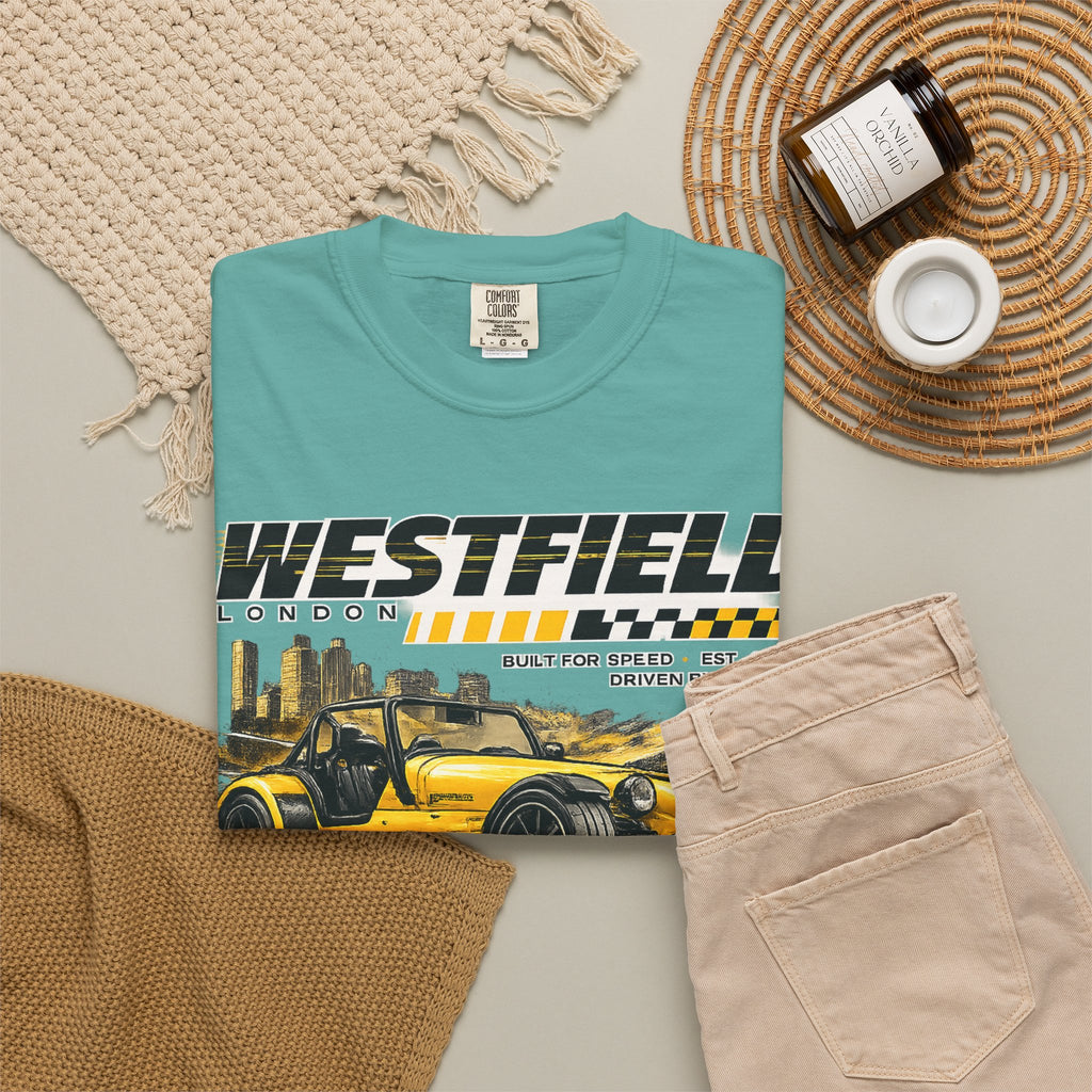 Westfield Sports Car Tee — Vintage Racing Graphic T-Shirt