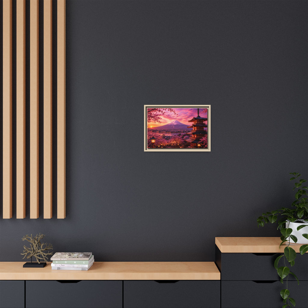 Sakura Twilight Pagoda — Cherry Blossom Sunset Collection