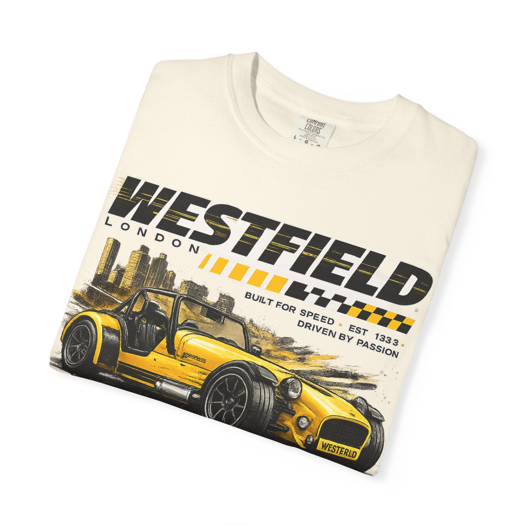 Westfield Sports Car Tee — Vintage Racing Graphic T-Shirt
