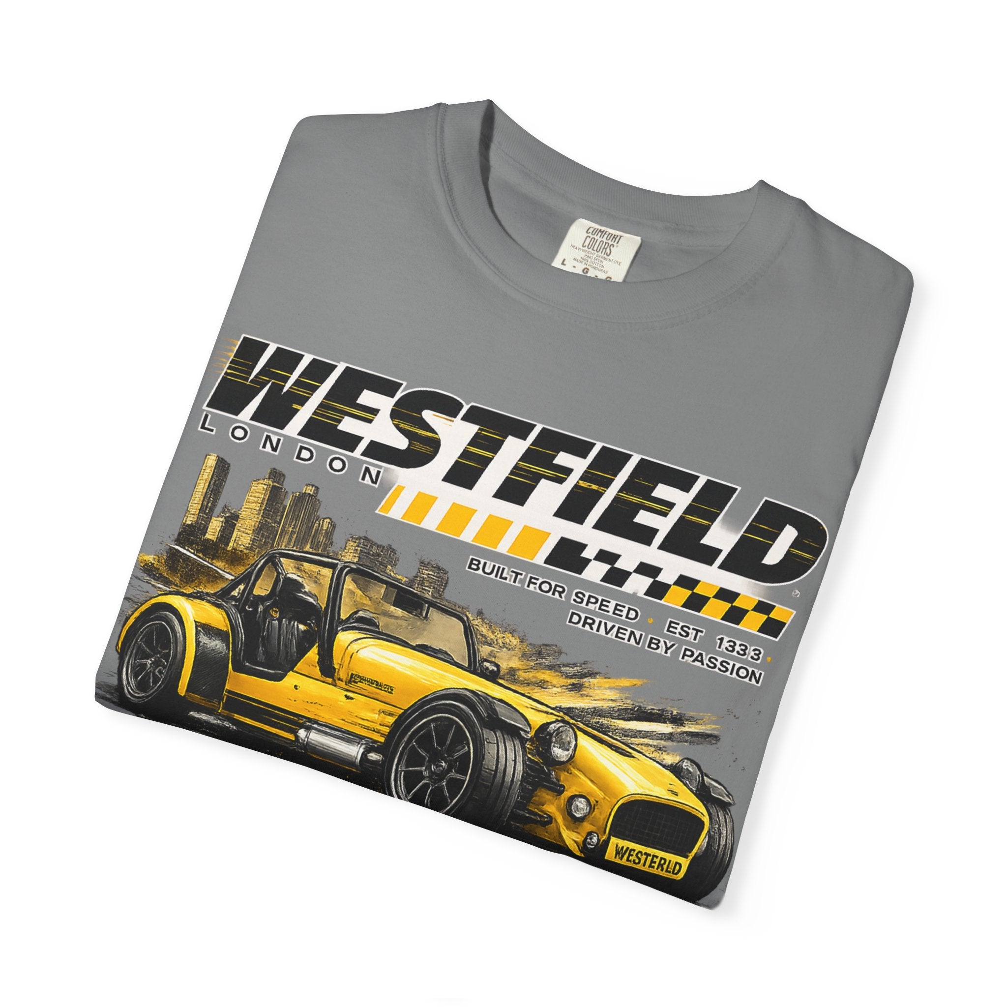 Westfield Sports Car Tee — Vintage Racing Graphic T-Shirt