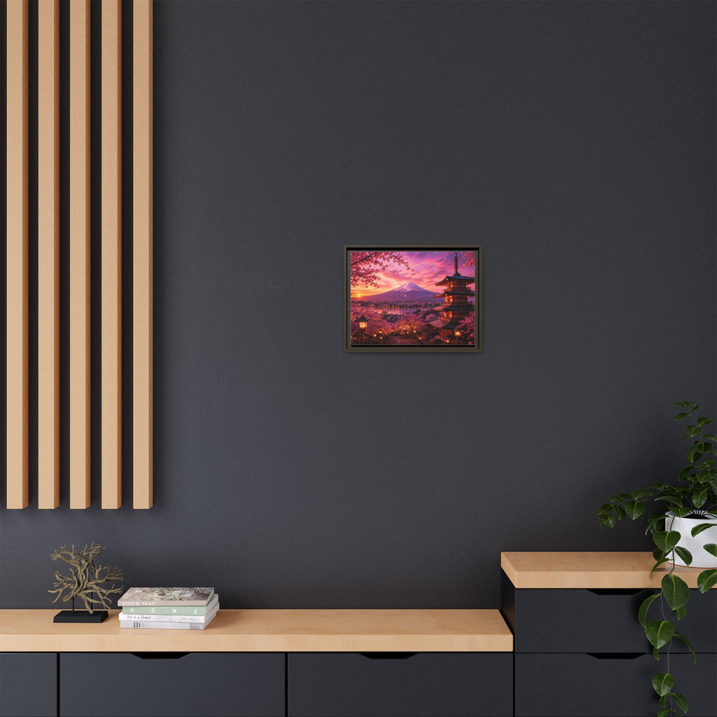 Sakura Twilight Pagoda — Cherry Blossom Sunset Collection
