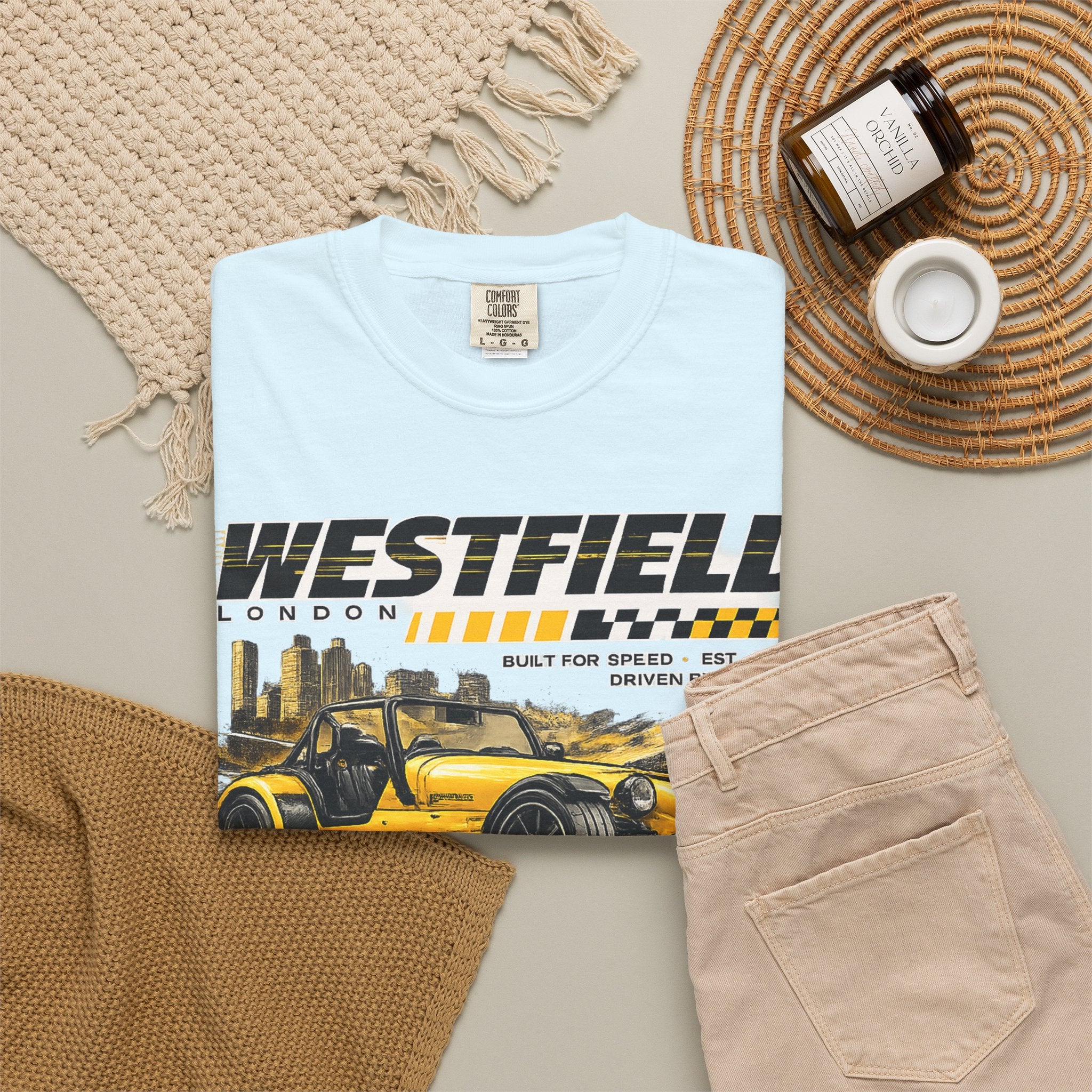 Westfield Sports Car Tee — Vintage Racing Graphic T-Shirt