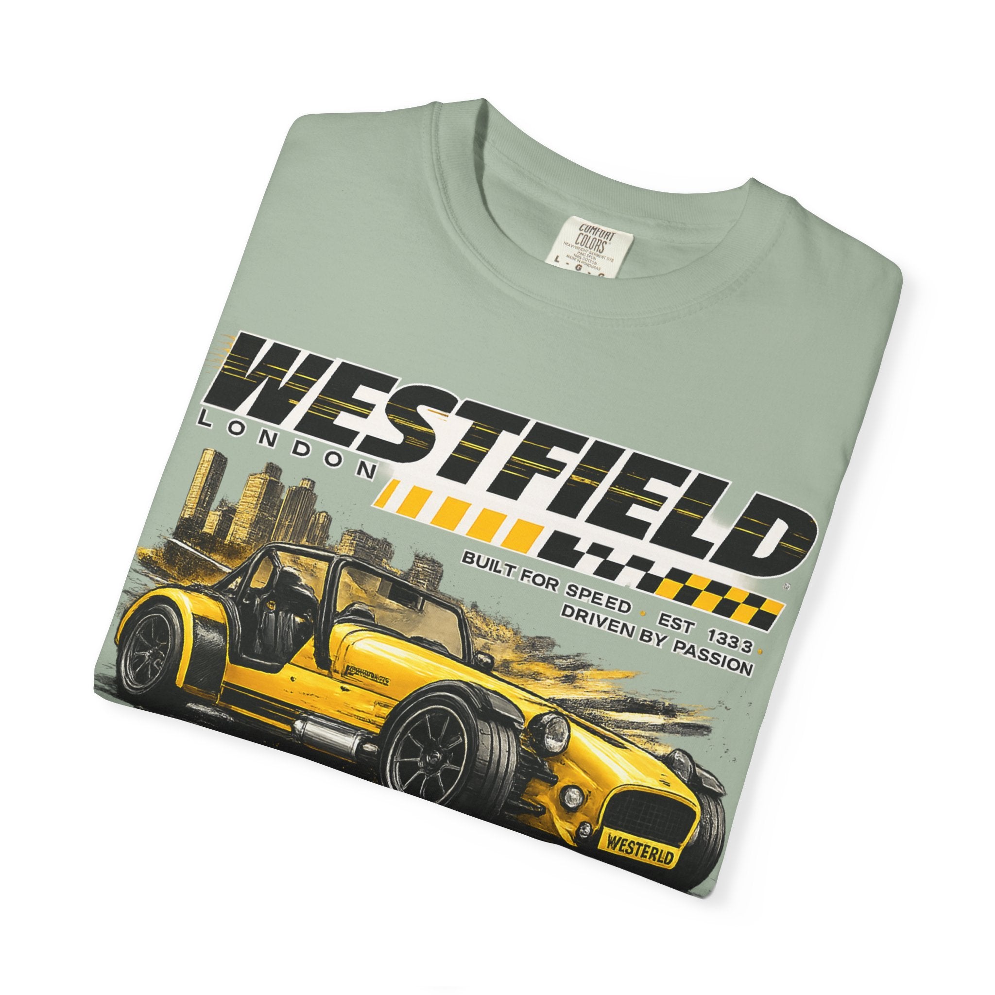Westfield Sports Car Tee — Vintage Racing Graphic T-Shirt