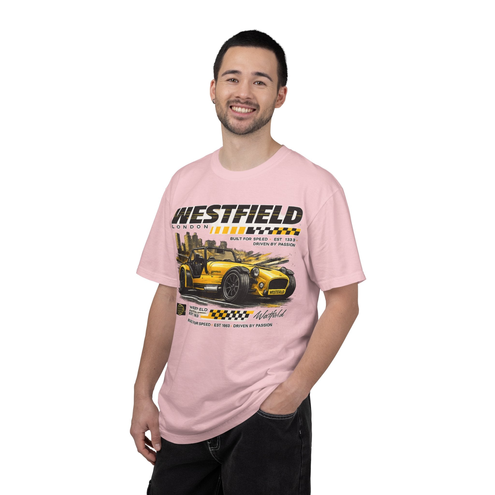 Westfield Sports Car Tee — Vintage Racing Graphic T-Shirt