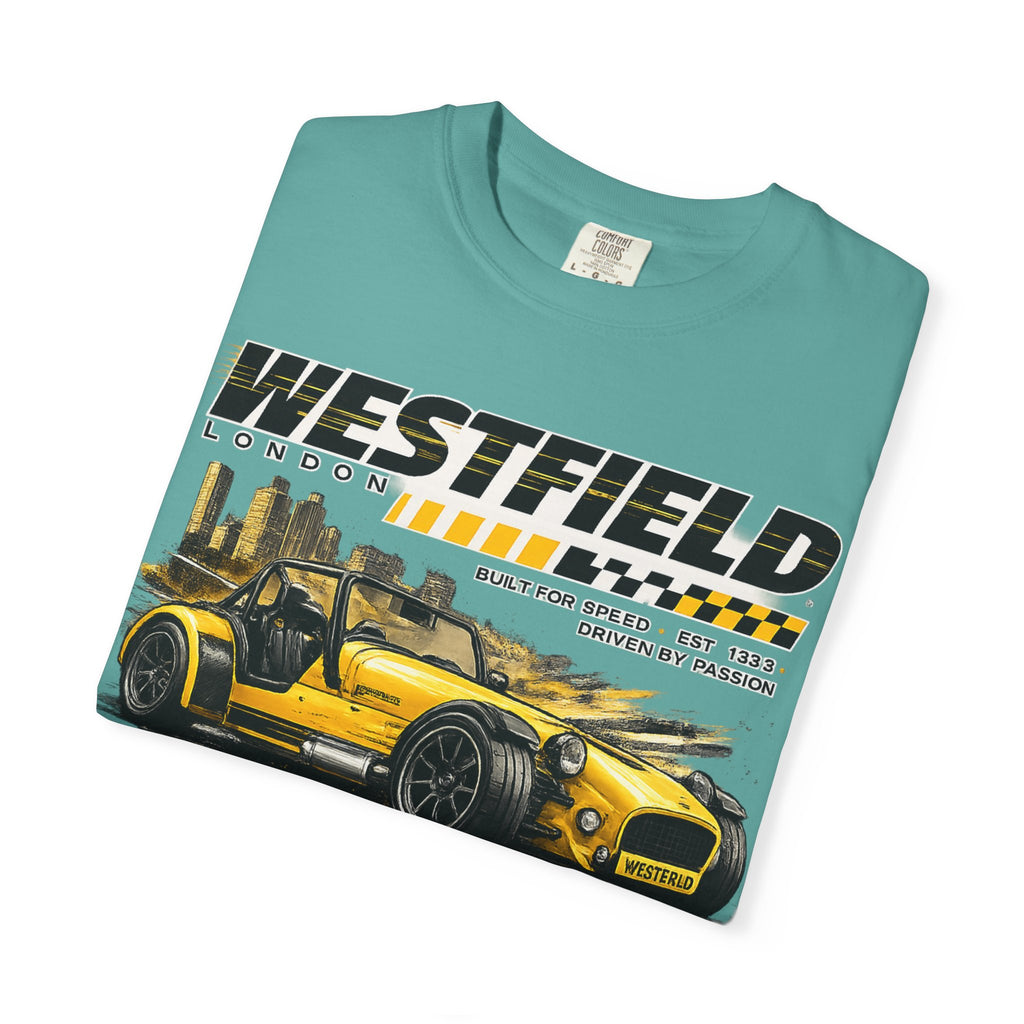 Westfield Sports Car Tee — Vintage Racing Graphic T-Shirt