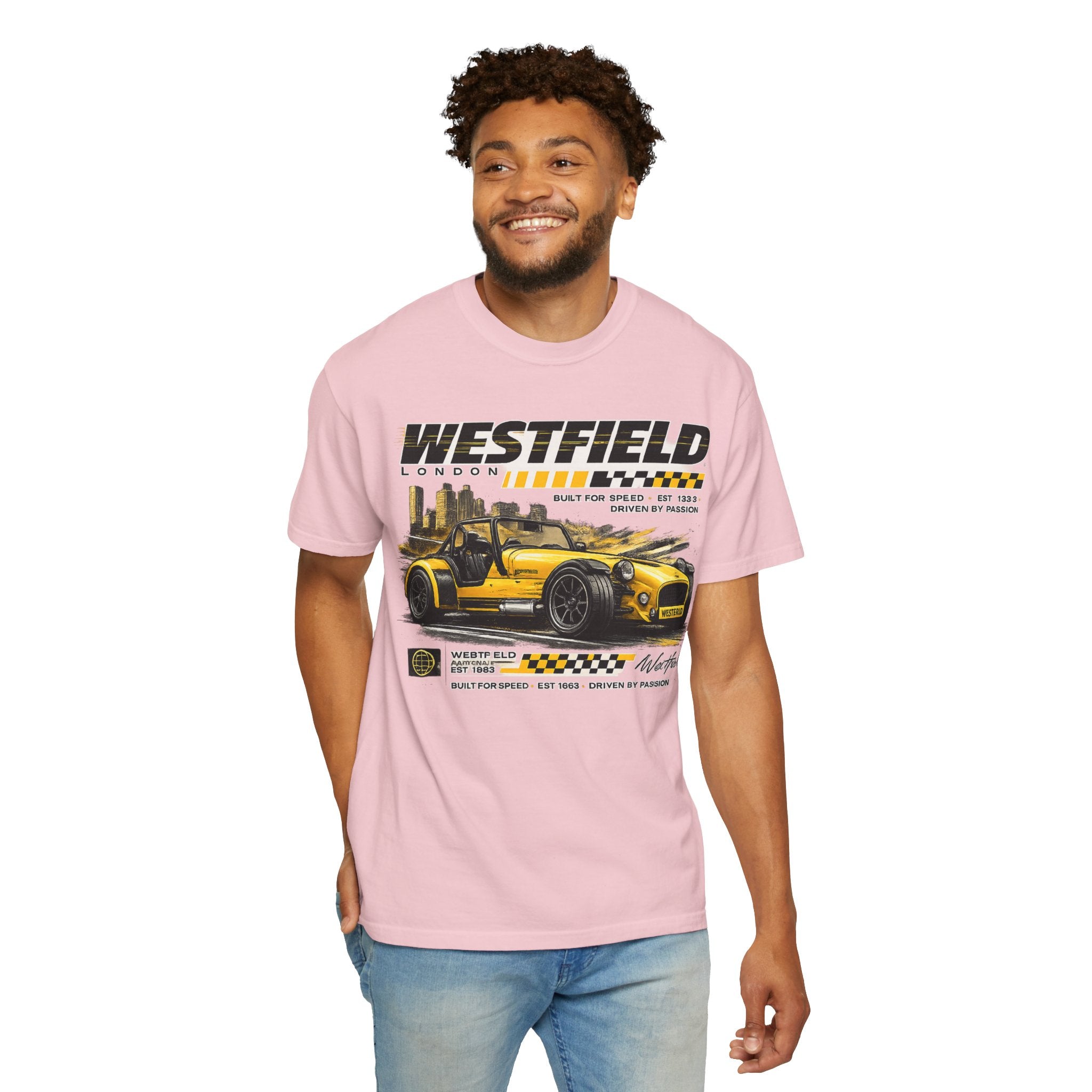 Westfield Sports Car Tee — Vintage Racing Graphic T-Shirt