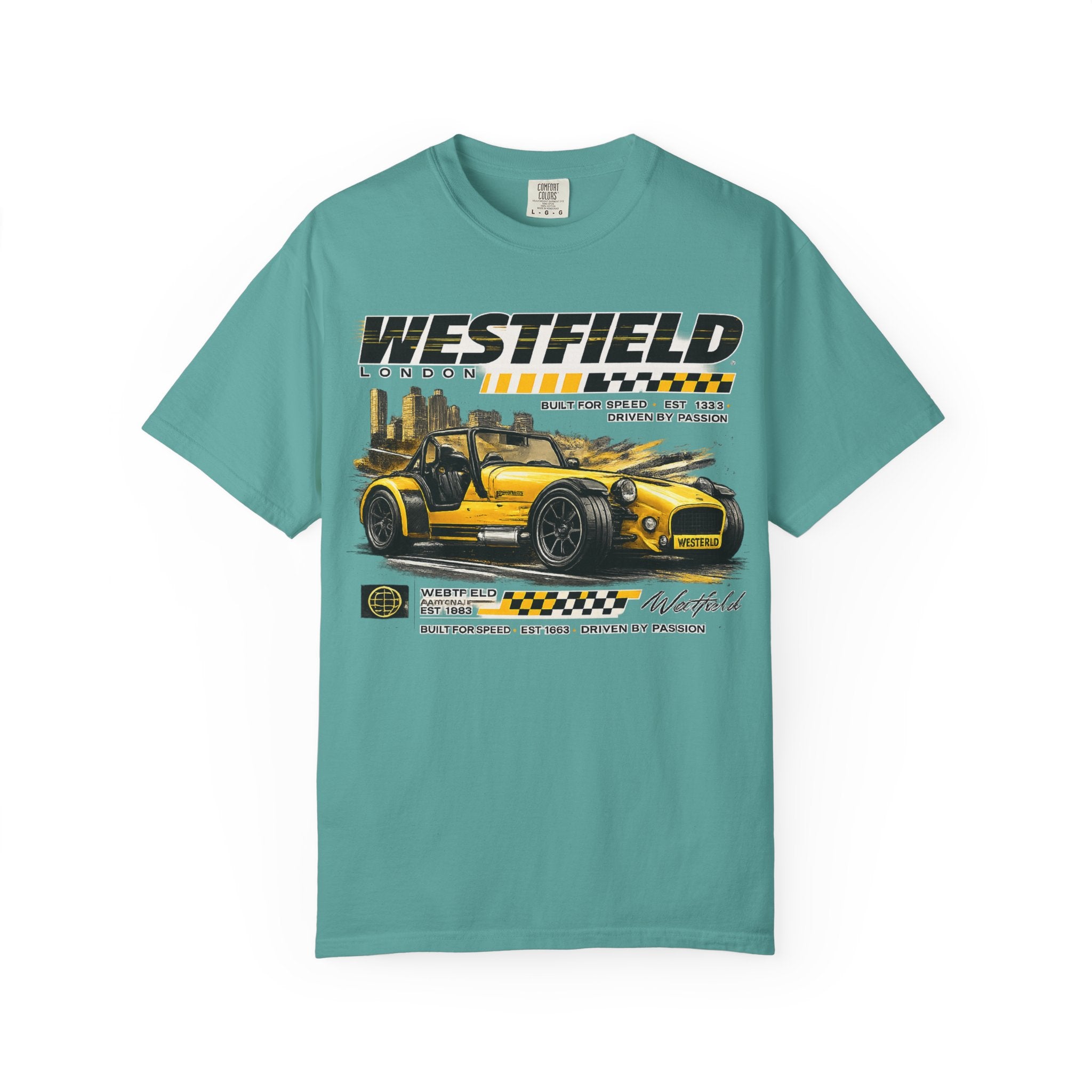 Westfield Sports Car Tee — Vintage Racing Graphic T-Shirt