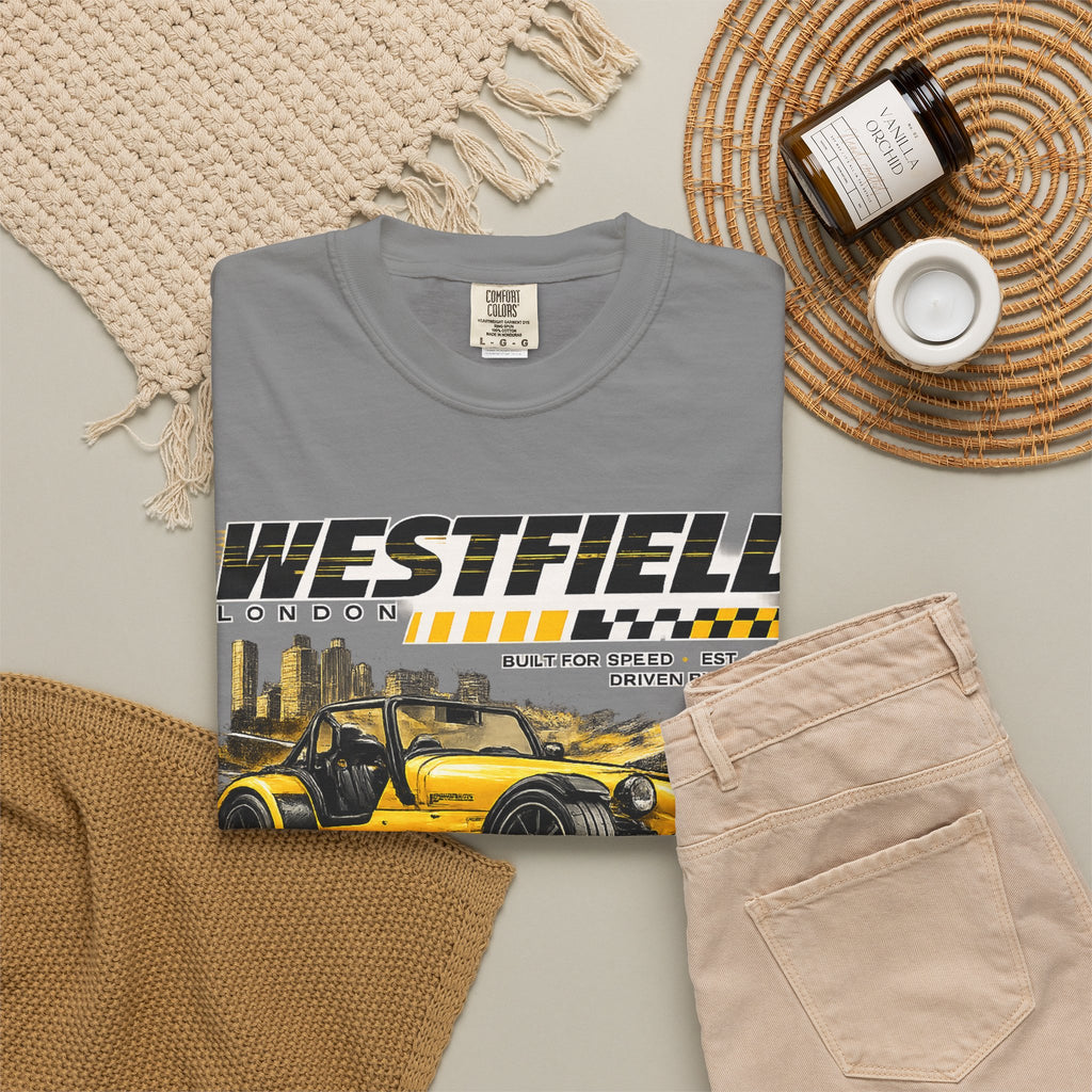 Westfield Sports Car Tee — Vintage Racing Graphic T-Shirt