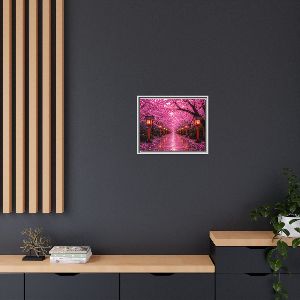 Sakura Lantern Path — Cherry Blossom Evening Collection