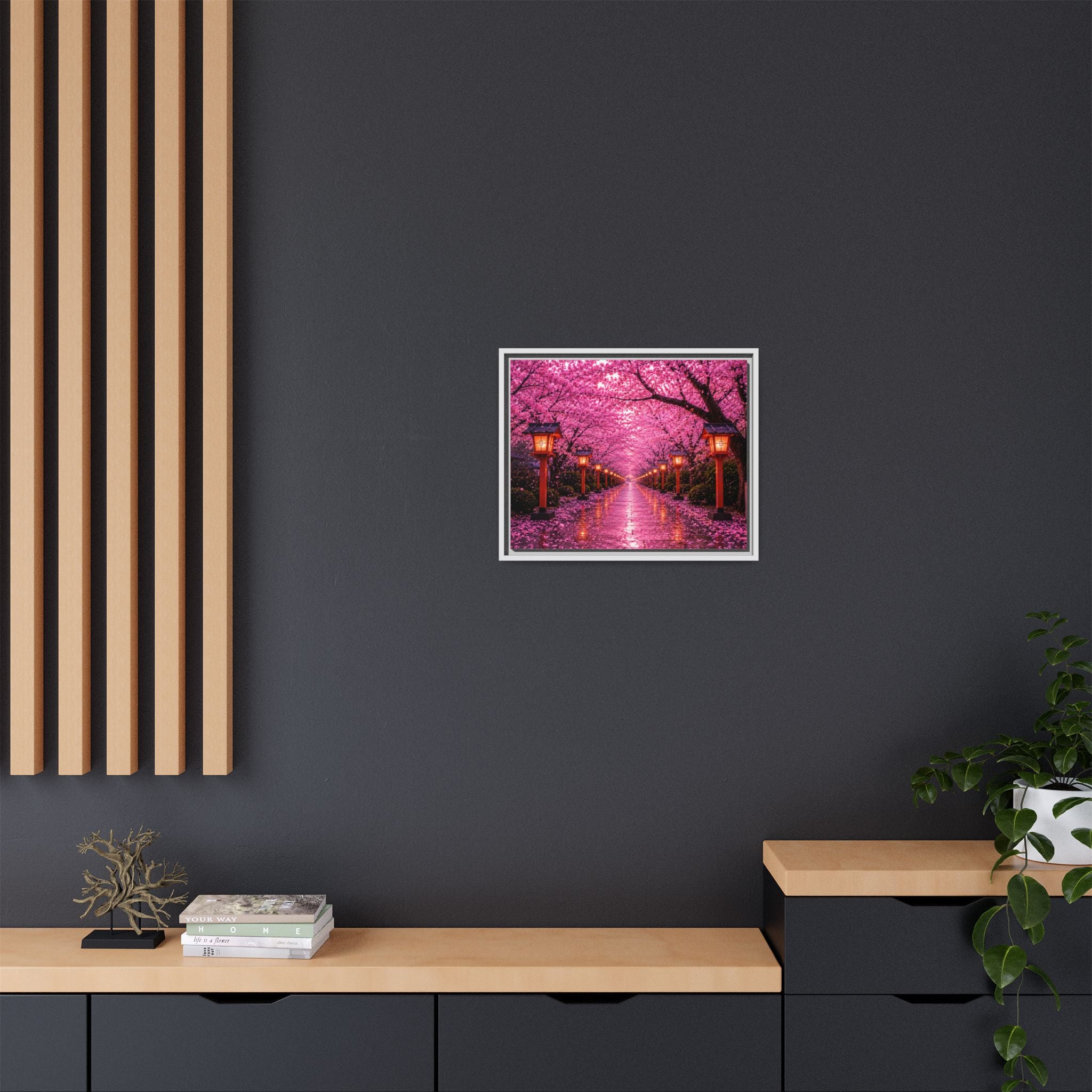 Sakura Lantern Path — Cherry Blossom Evening Collection
