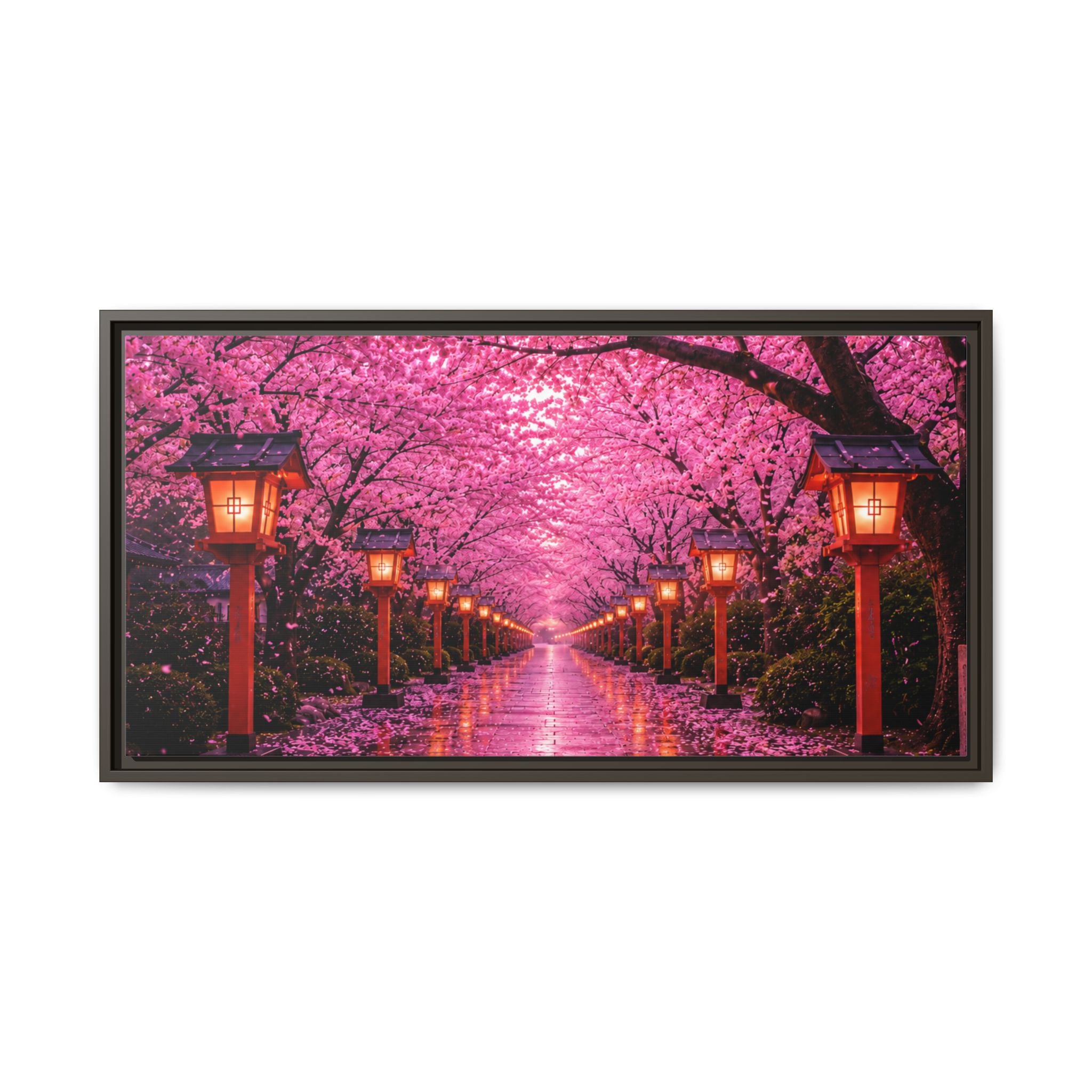Sakura Lantern Path — Cherry Blossom Evening Collection