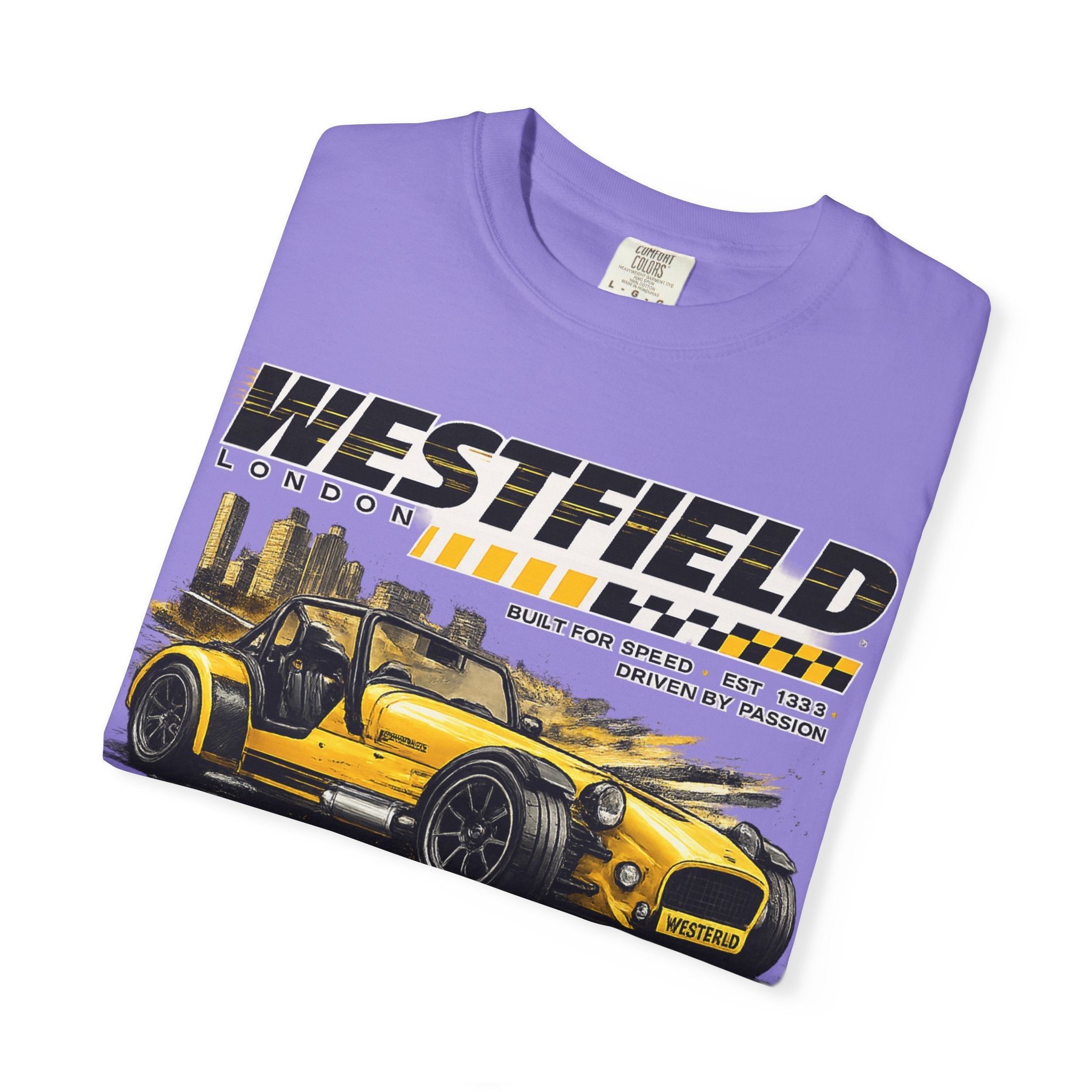 Westfield Sports Car Tee — Vintage Racing Graphic T-Shirt