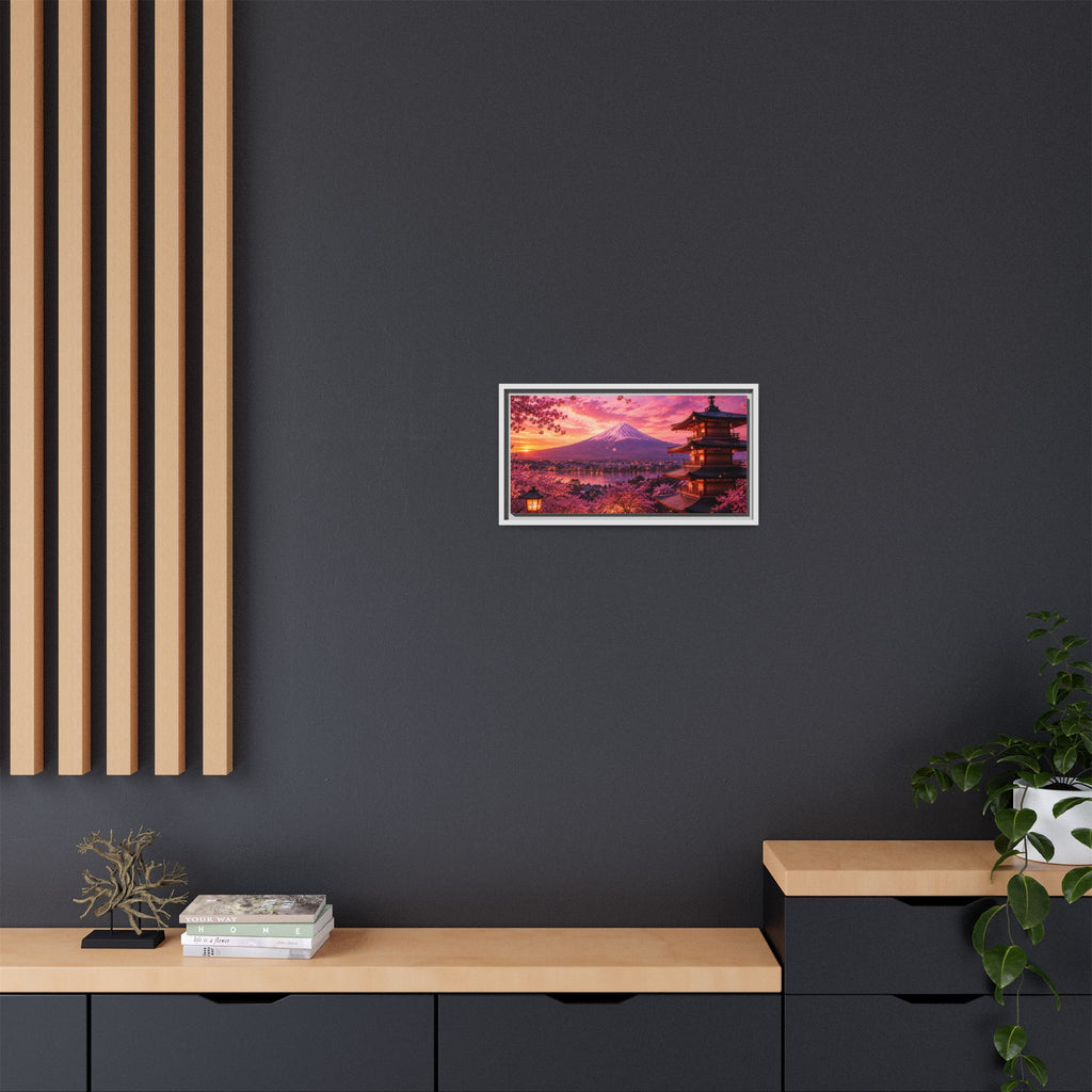 Sakura Twilight Pagoda — Cherry Blossom Sunset Collection