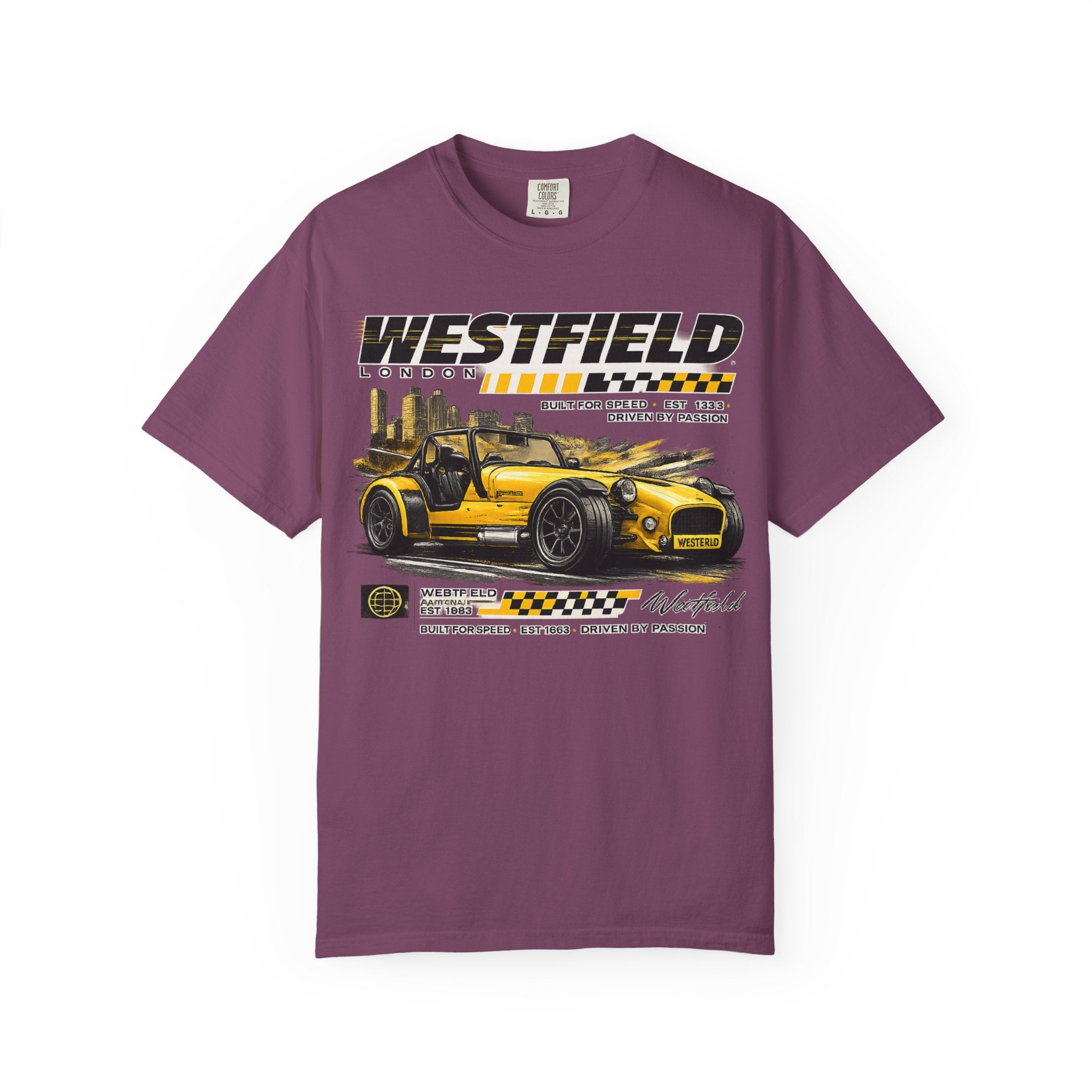 Westfield Sports Car Tee — Vintage Racing Graphic T-Shirt