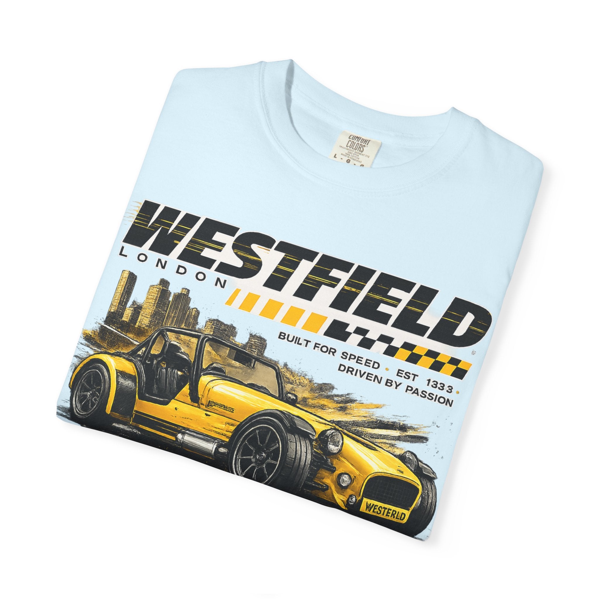 Westfield Sports Car Tee — Vintage Racing Graphic T-Shirt