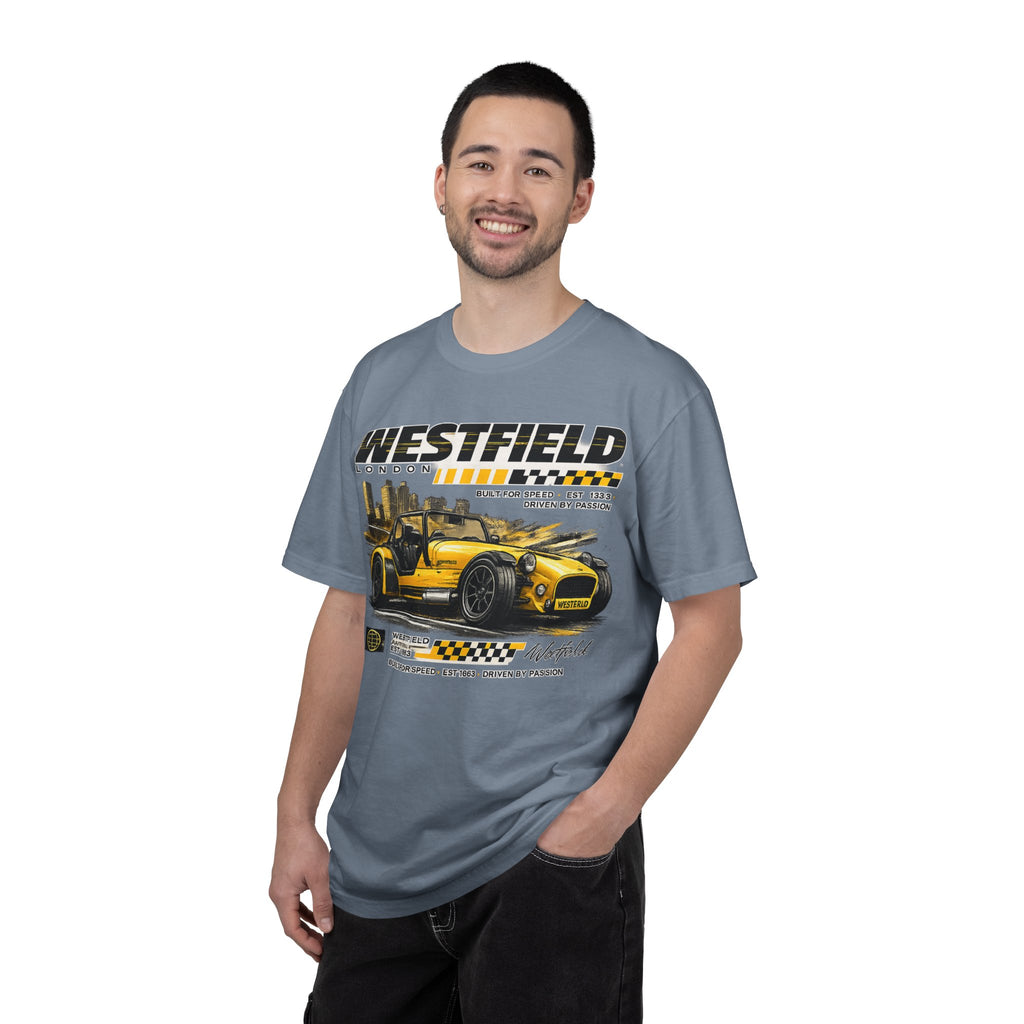 Westfield Sports Car Tee — Vintage Racing Graphic T-Shirt