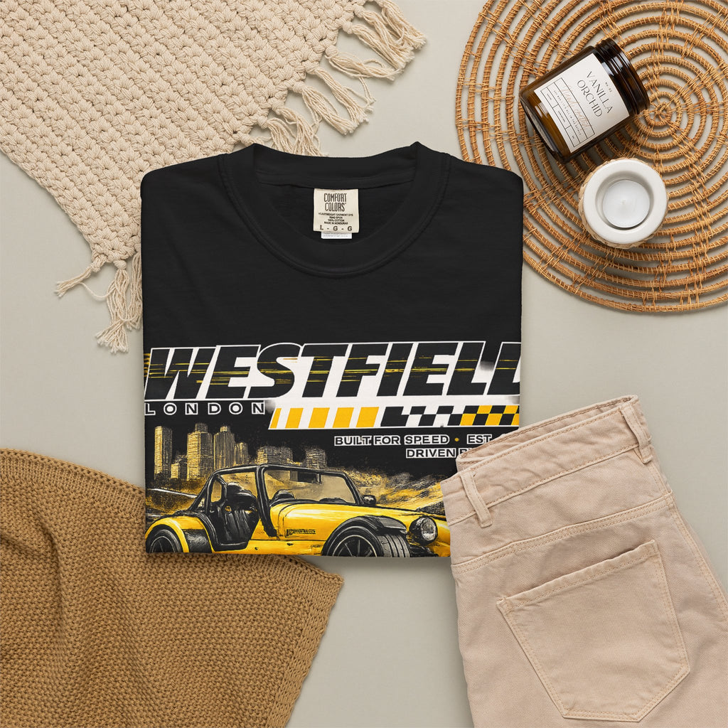 Westfield Sports Car Tee — Vintage Racing Graphic T-Shirt