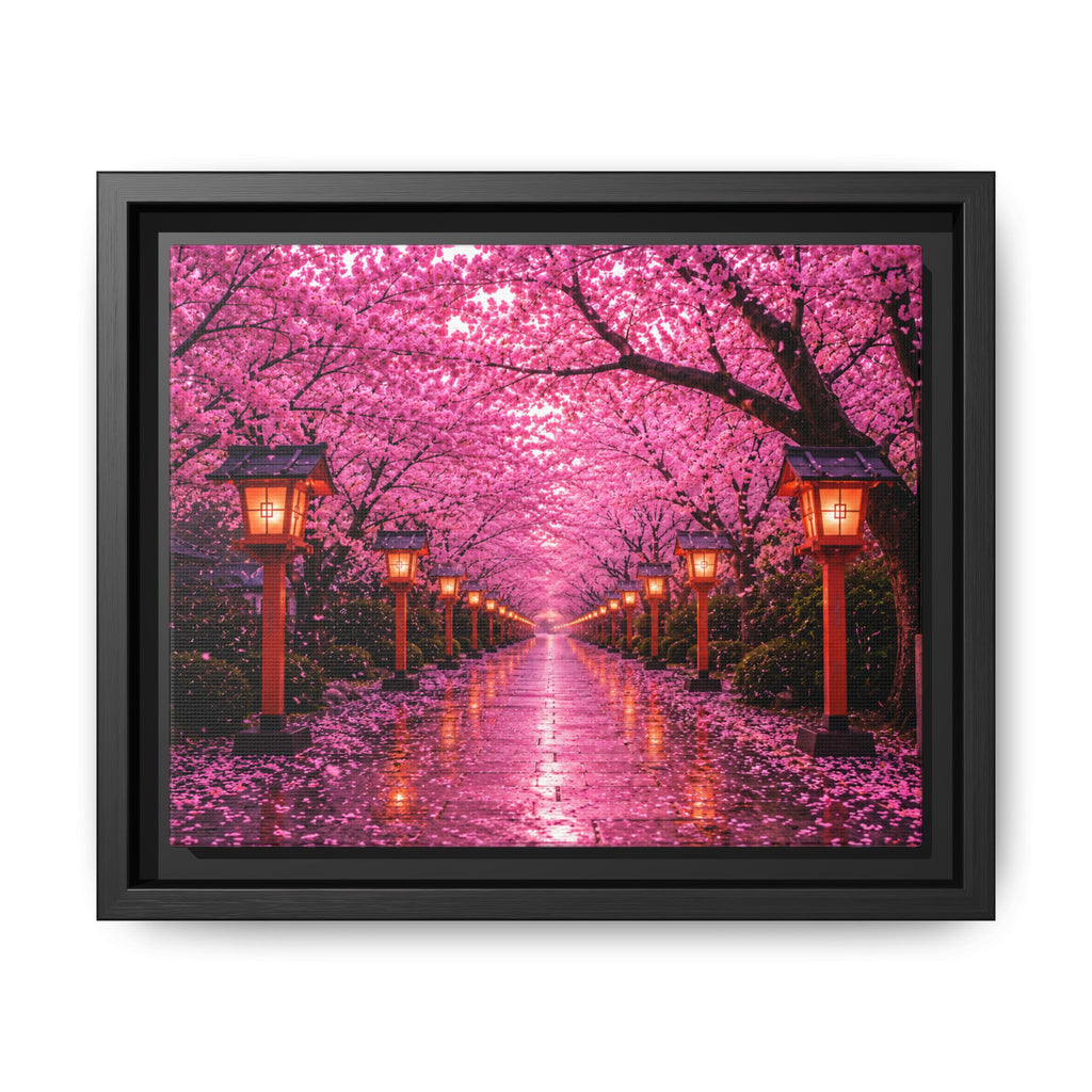 Sakura Lantern Path — Cherry Blossom Evening Collection