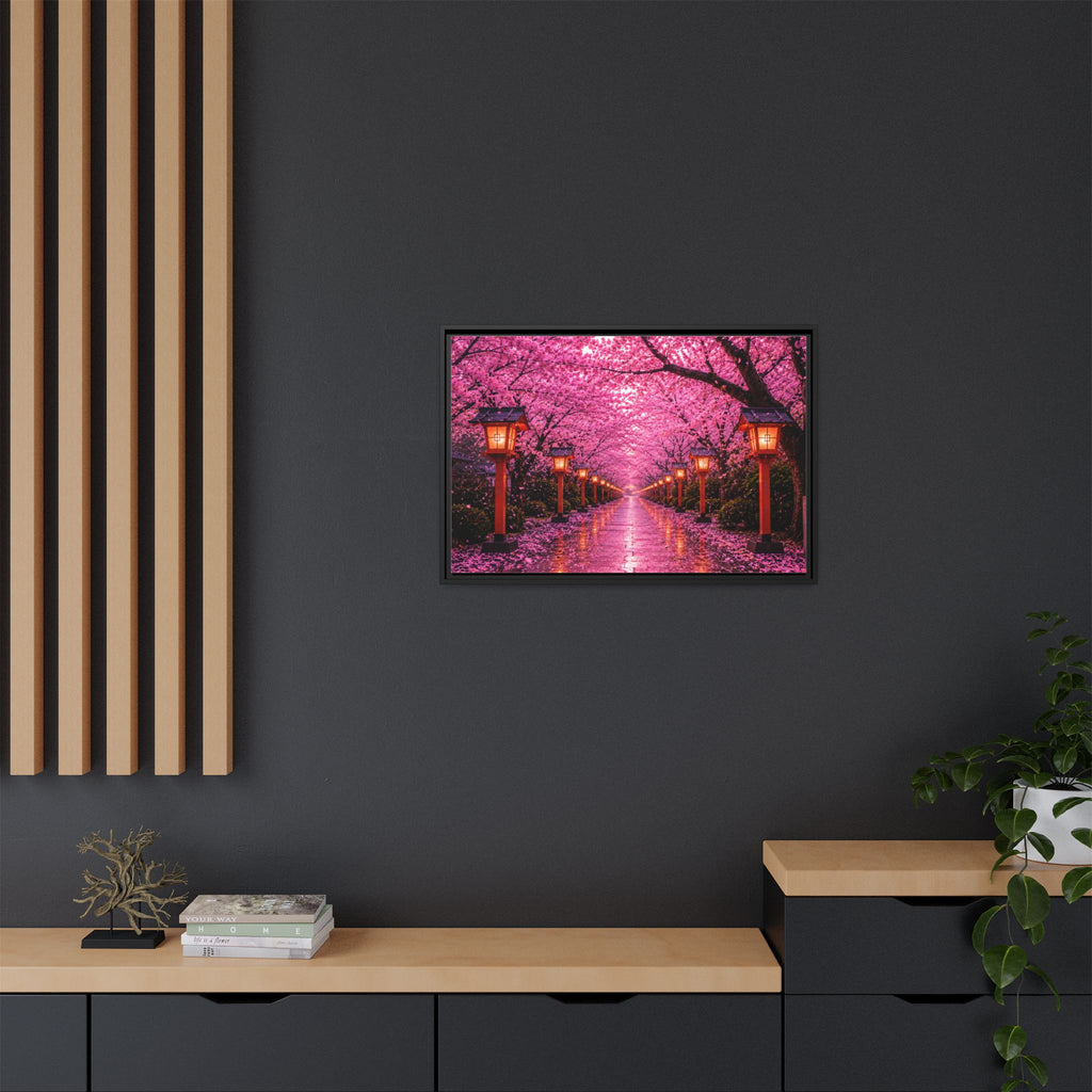 Sakura Lantern Path — Cherry Blossom Evening Collection