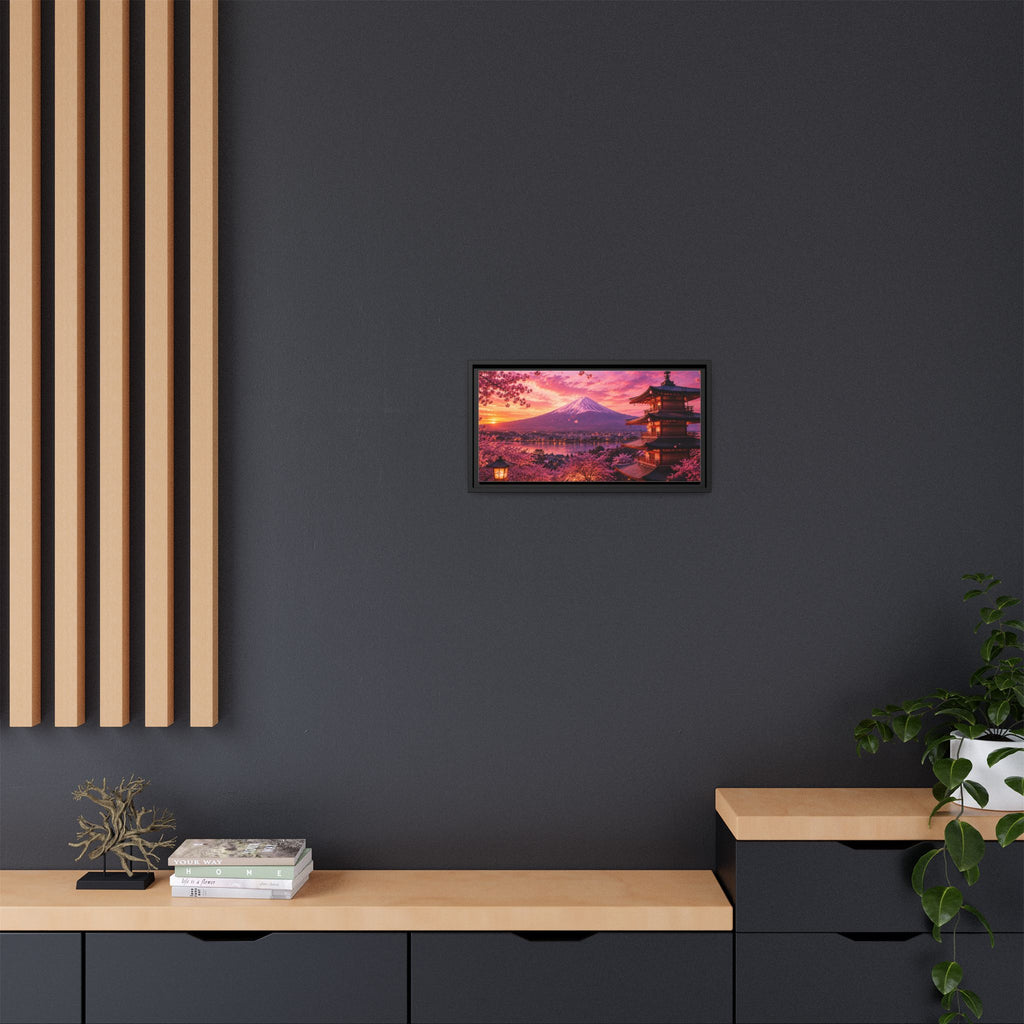 Sakura Twilight Pagoda — Cherry Blossom Sunset Collection