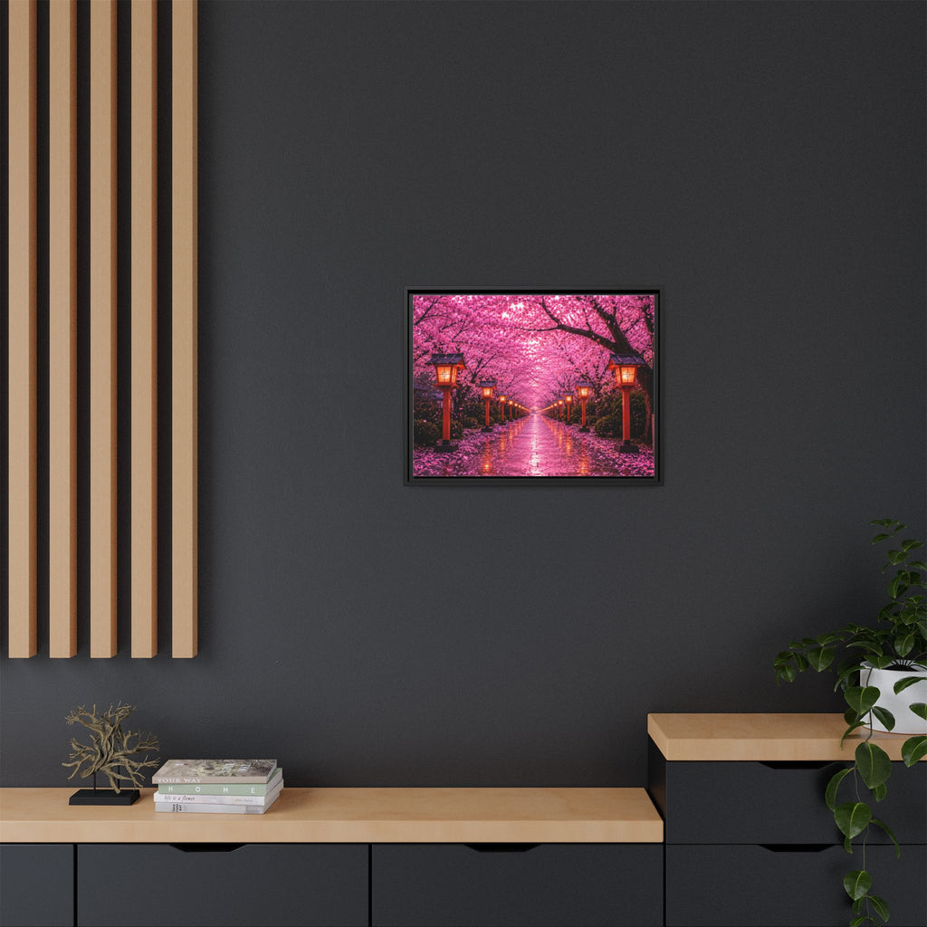 Sakura Lantern Path — Cherry Blossom Evening Collection
