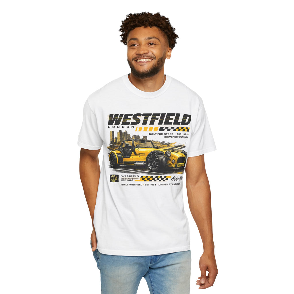 Westfield Sports Car Tee — Vintage Racing Graphic T-Shirt