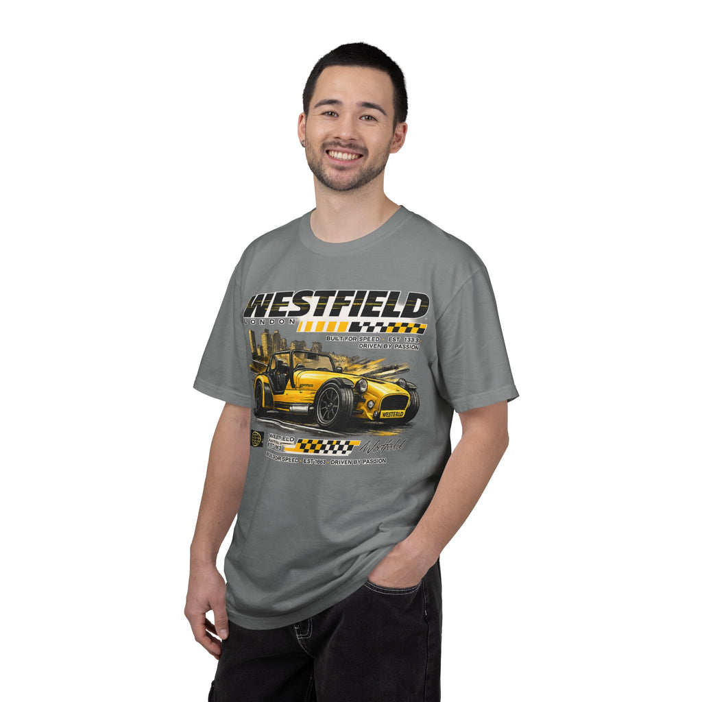 Westfield Sports Car Tee — Vintage Racing Graphic T-Shirt