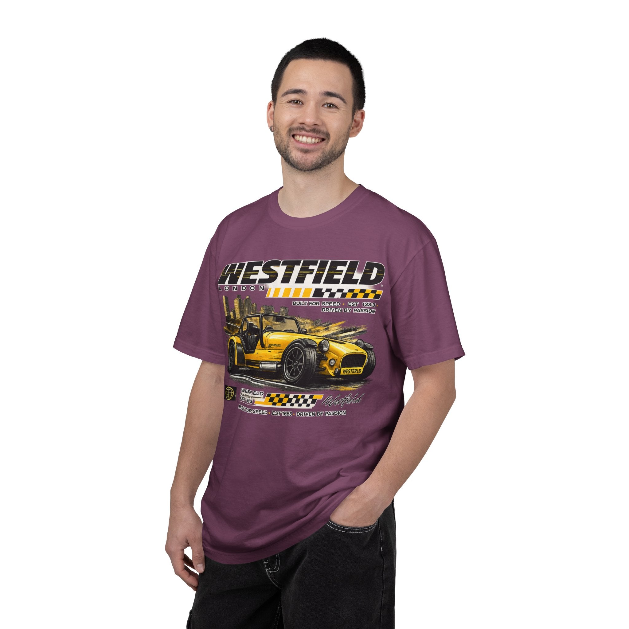Westfield Sports Car Tee — Vintage Racing Graphic T-Shirt