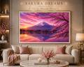 Sakura Mountain Reflection — Cherry Blossom Landscape Collection