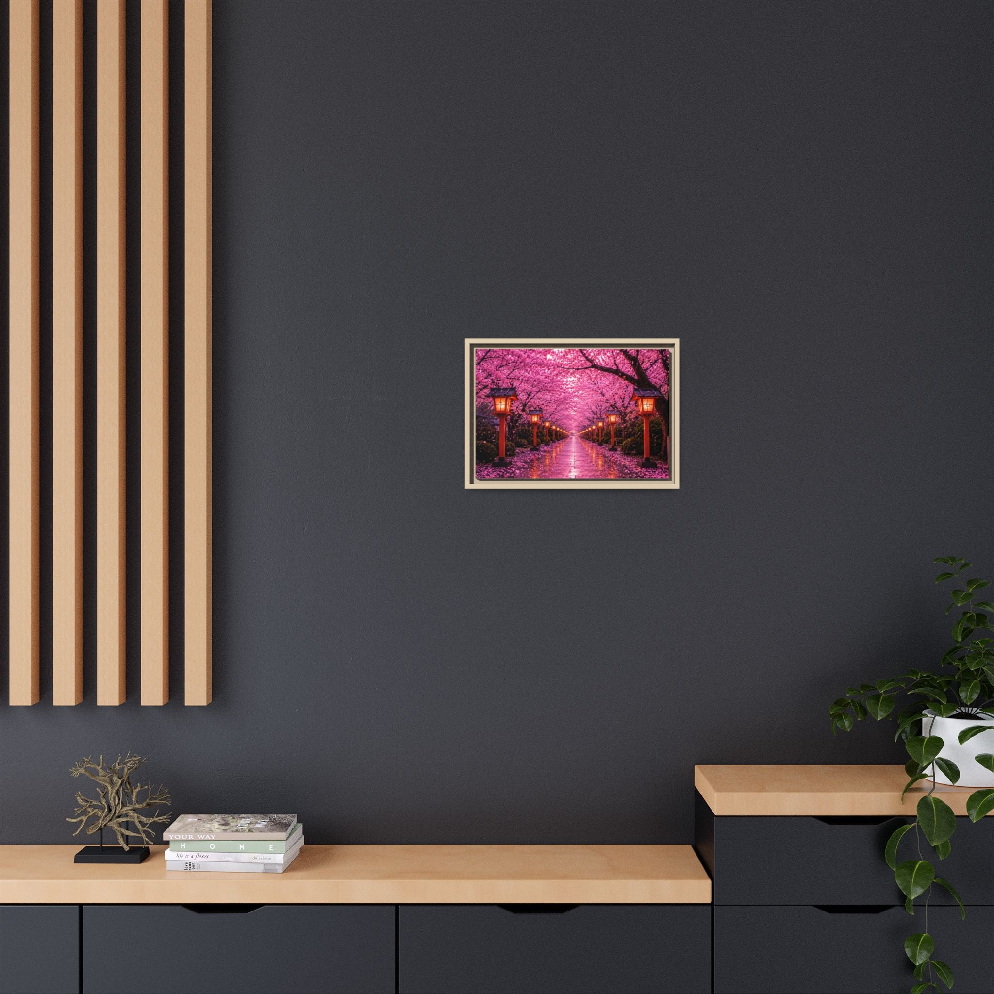 Sakura Lantern Path — Cherry Blossom Evening Collection