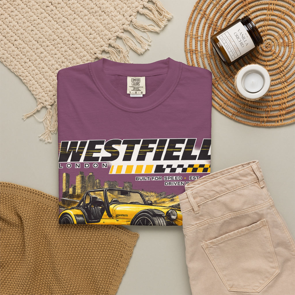Westfield Sports Car Tee — Vintage Racing Graphic T-Shirt