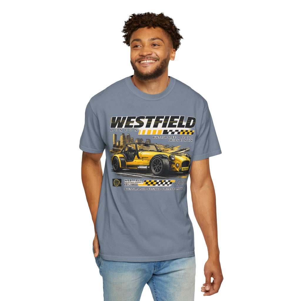 Westfield Sports Car Tee — Vintage Racing Graphic T-Shirt