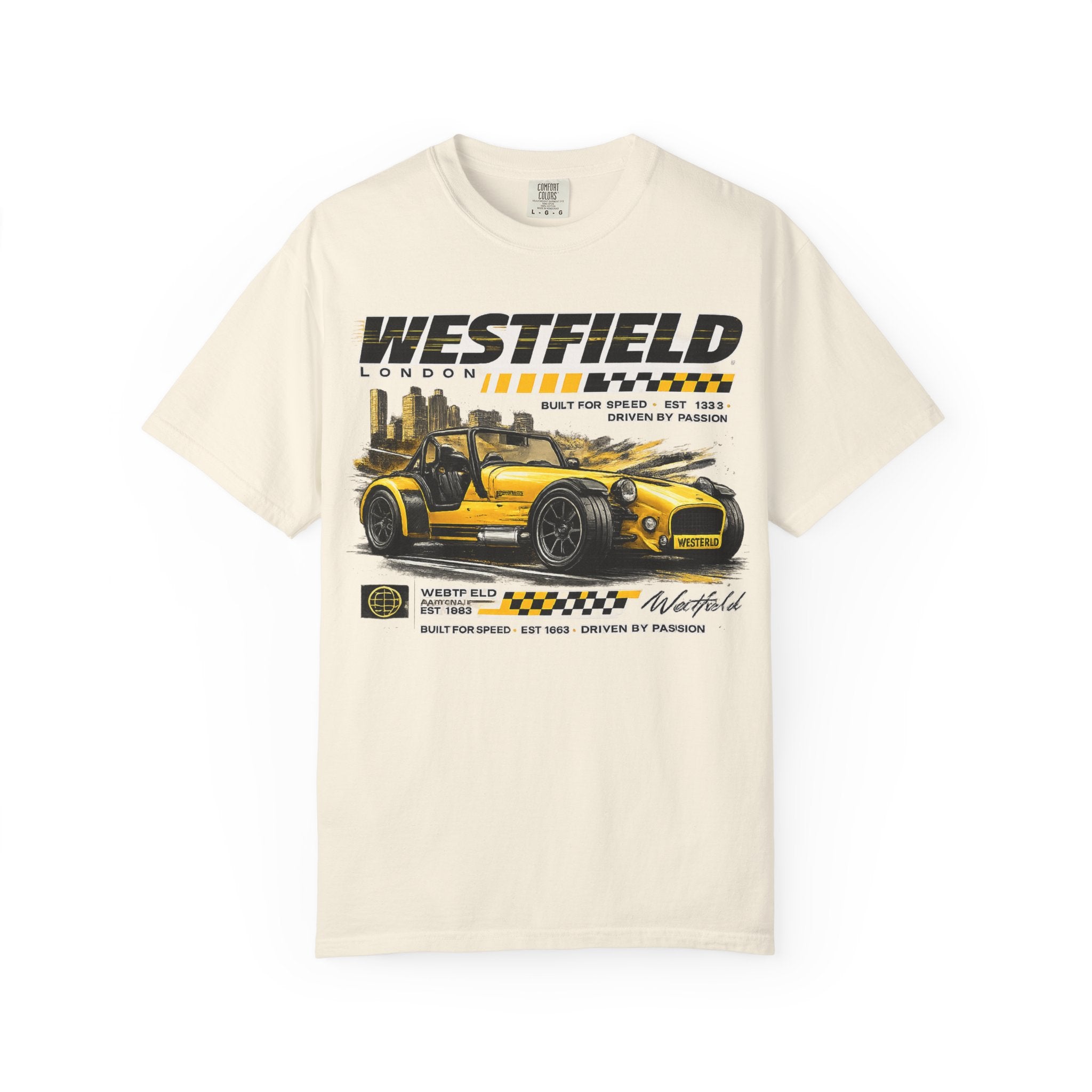 Westfield Sports Car Tee — Vintage Racing Graphic T-Shirt