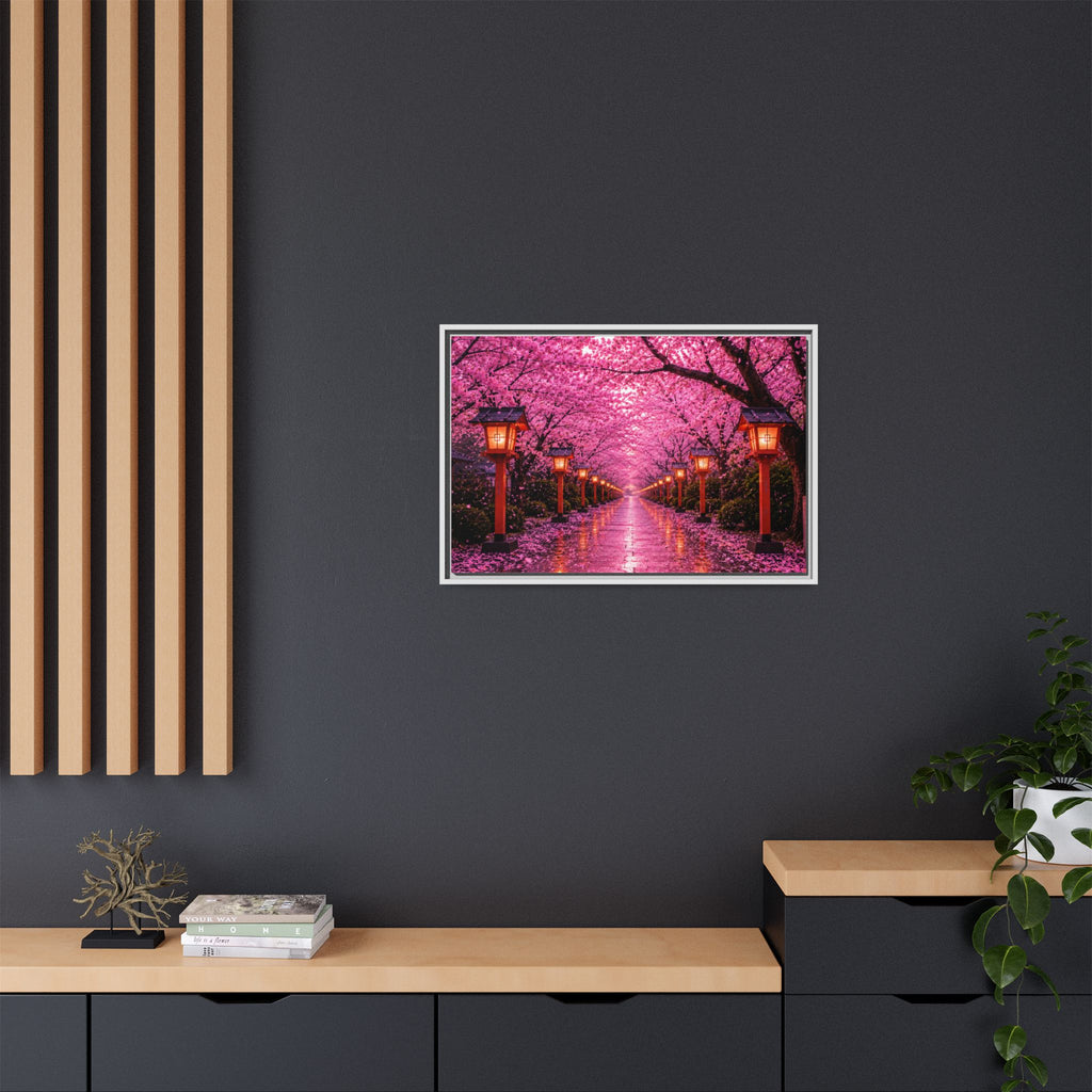 Sakura Lantern Path — Cherry Blossom Evening Collection