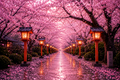 Sakura Lantern Path