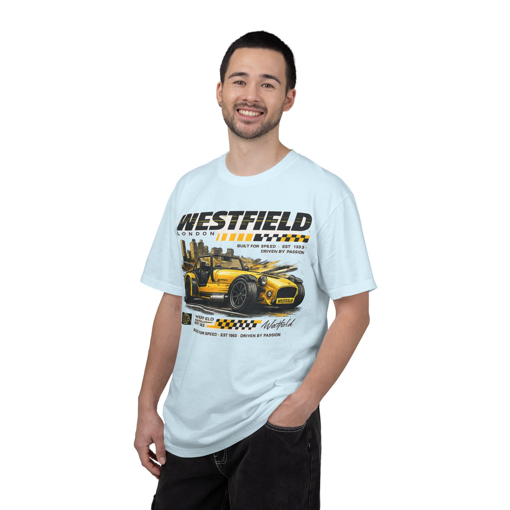 Westfield Sports Car Tee — Vintage Racing Graphic T-Shirt
