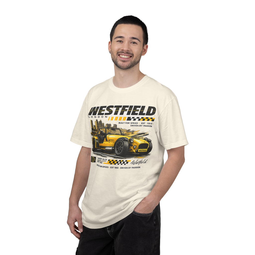 Westfield Sports Car Tee — Vintage Racing Graphic T-Shirt