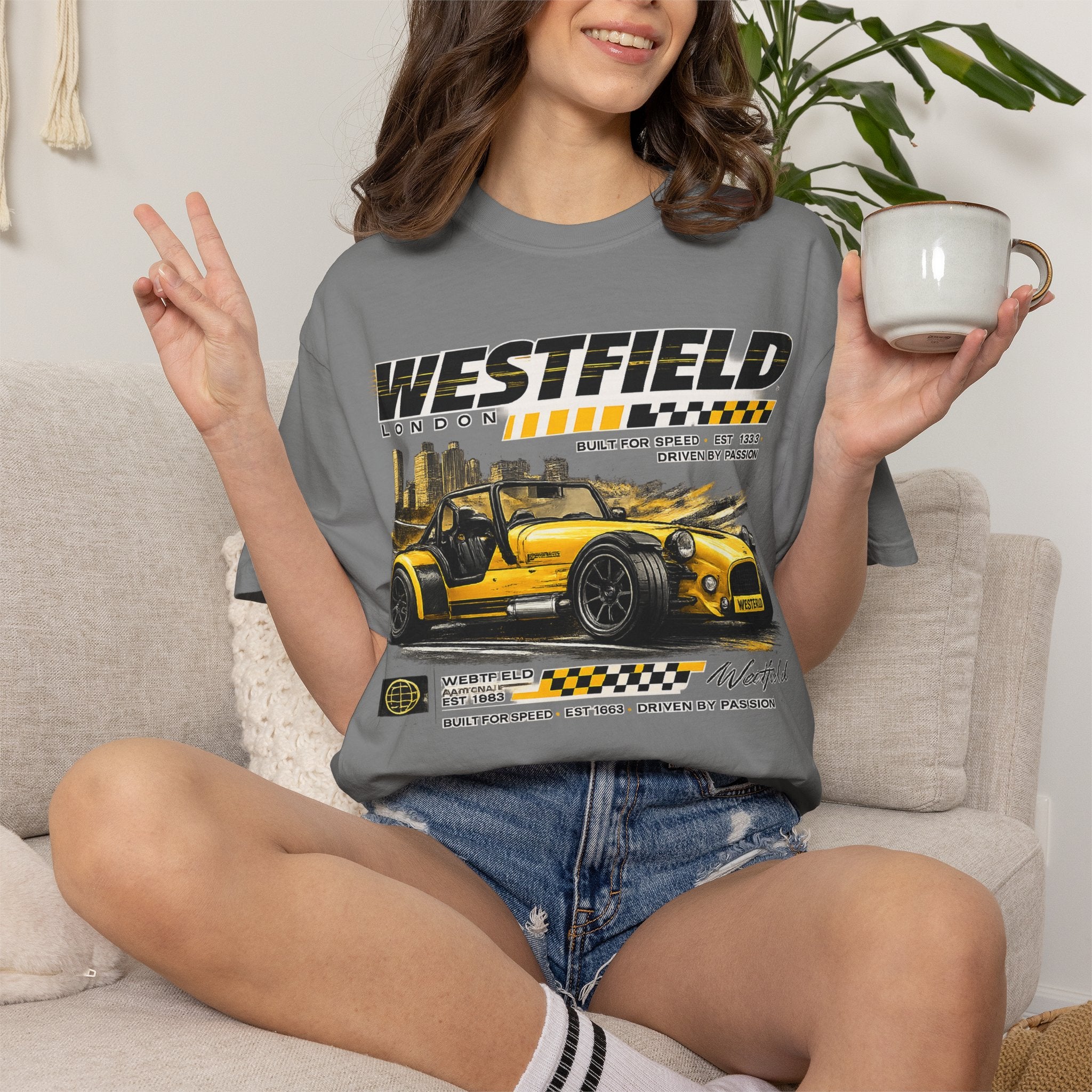 Westfield Sports Car Tee — Vintage Racing Graphic T-Shirt