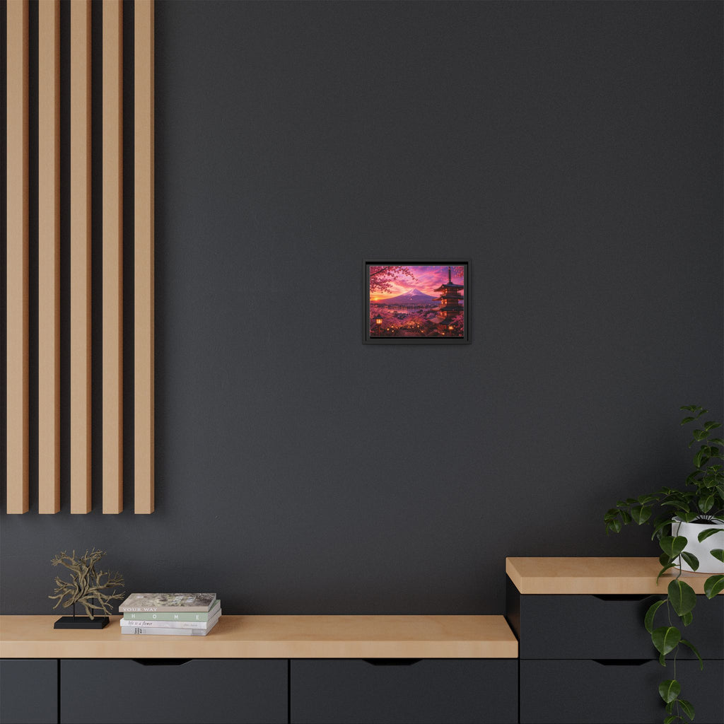 Sakura Twilight Pagoda — Cherry Blossom Sunset Collection